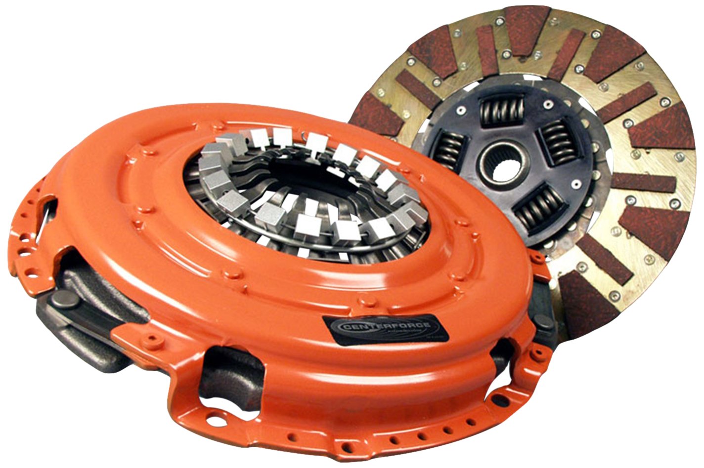 Dual Friction Clutch Pressure Plate and Disc with Flywheel and Bolts Centerforce DF997997