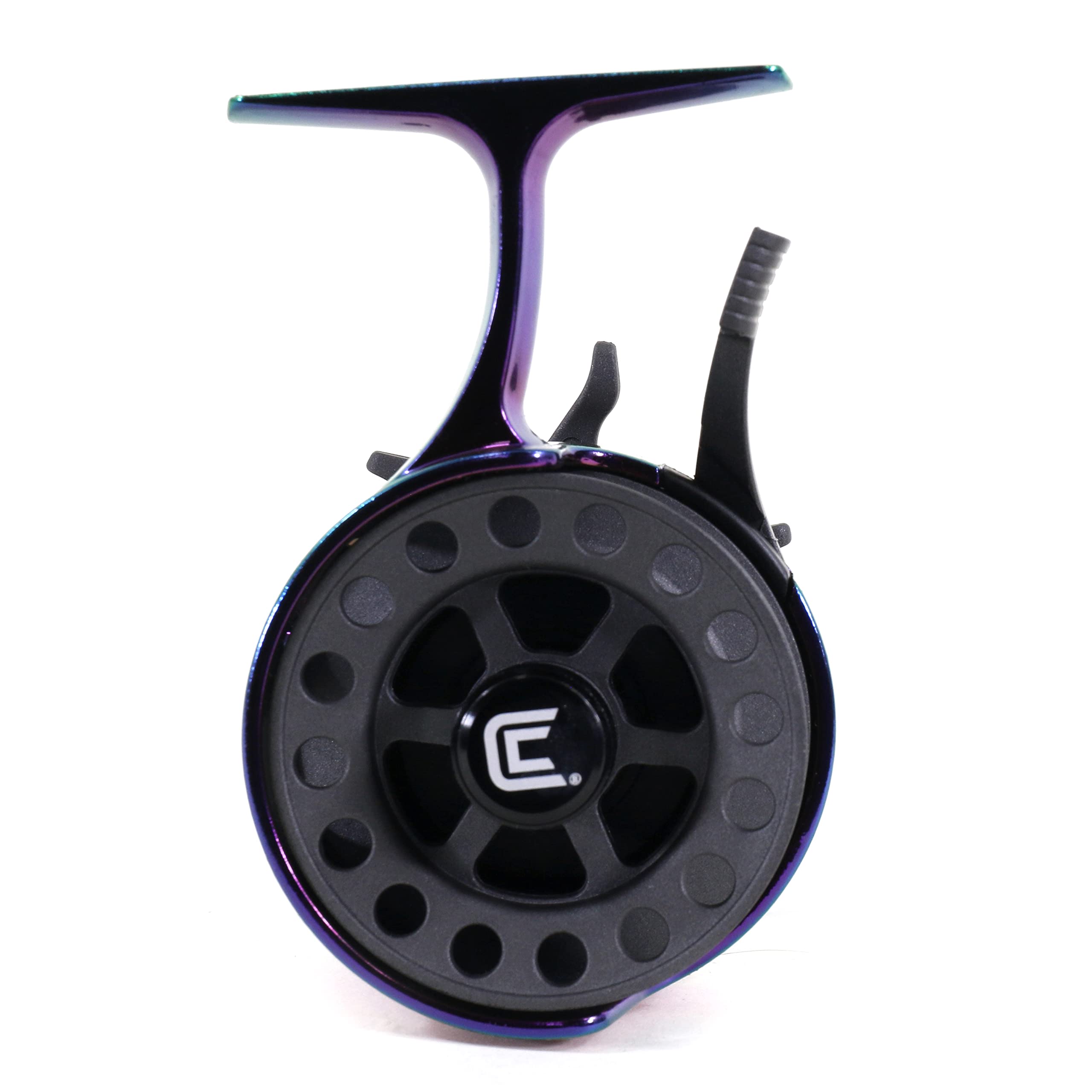Gravity CLAM Ice Fishing Reel – Ultra-Light 5 oz, 3.6:1 Gear Ratio & 3+1 Bearings – Smooth & Reliable Left-Hand Retrieve