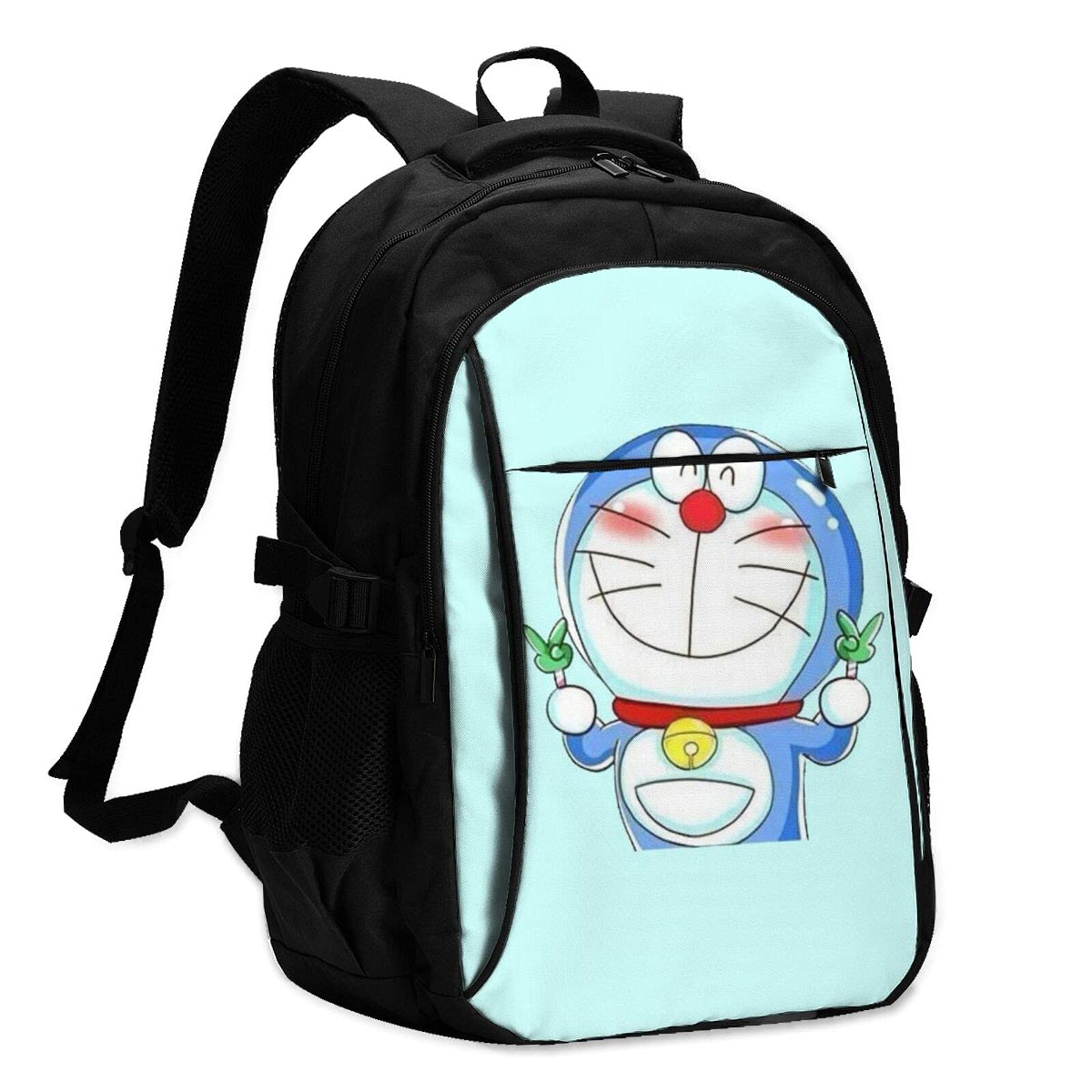 Doraemon Vjkrm Backpack 18 Inch With Usb Interface Portable Lightweight And Large Capacity Reinforced Shoulder Strap Design