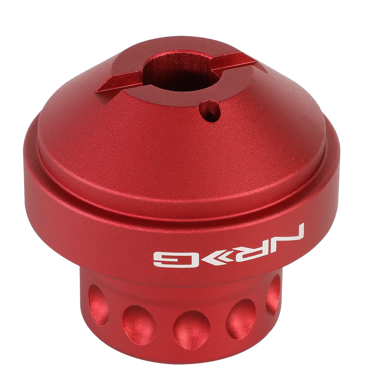NRG Innovations SRK-RL110H-RD Short Hub Adapter Steering Wheel Compatible with 92-95 Honda Civic / 93-97 Del Sol / 90-93 Accord / 92-96 Prelude,Red