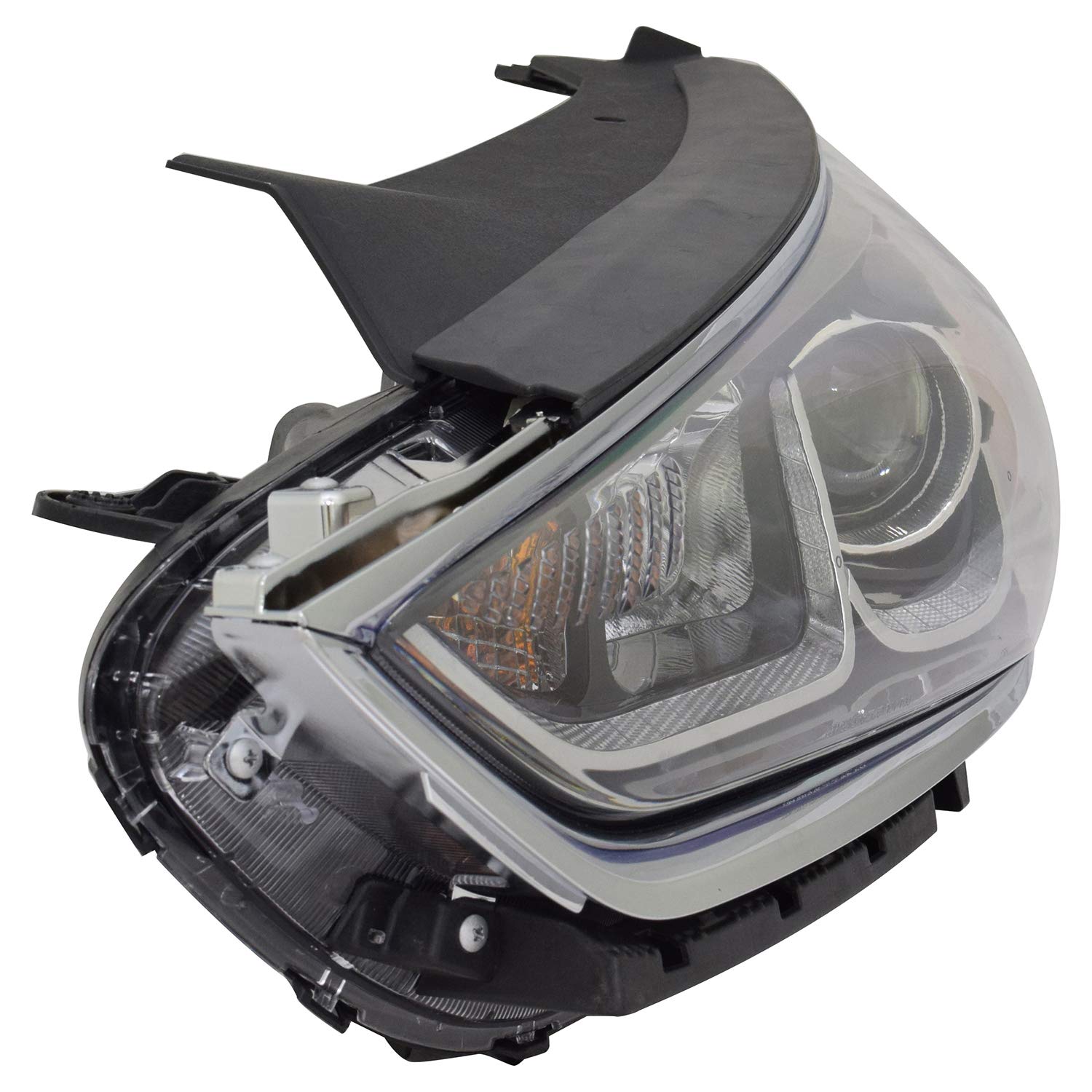 Left TYC Headlight Assembly Compatible with 2018-2019 Hyundai Santa Fe
