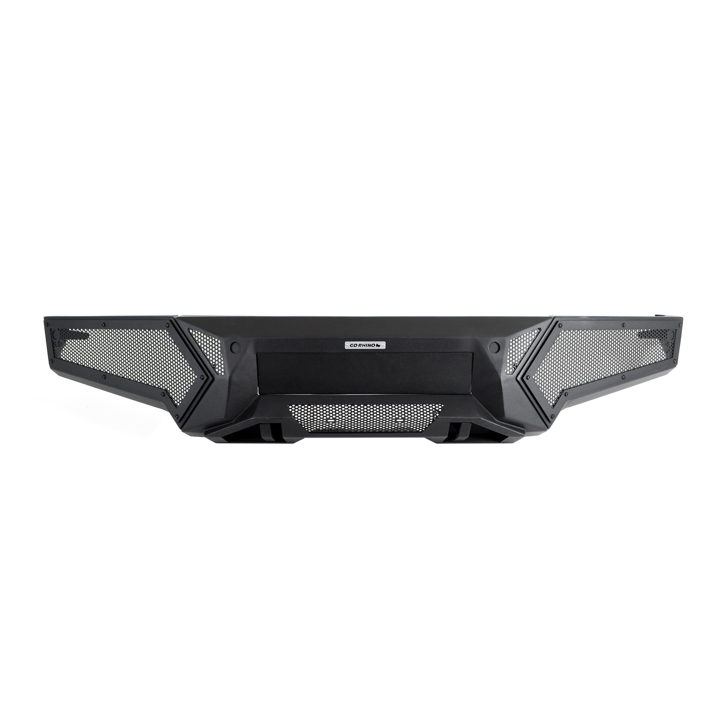 Element Go Rhino Front Bumper w/Power Actuated Hide-Away Light Bar Mount | Mild Steel, Textured Black | 341831T | Fits 2022 - 2024 Toyota Tundra
