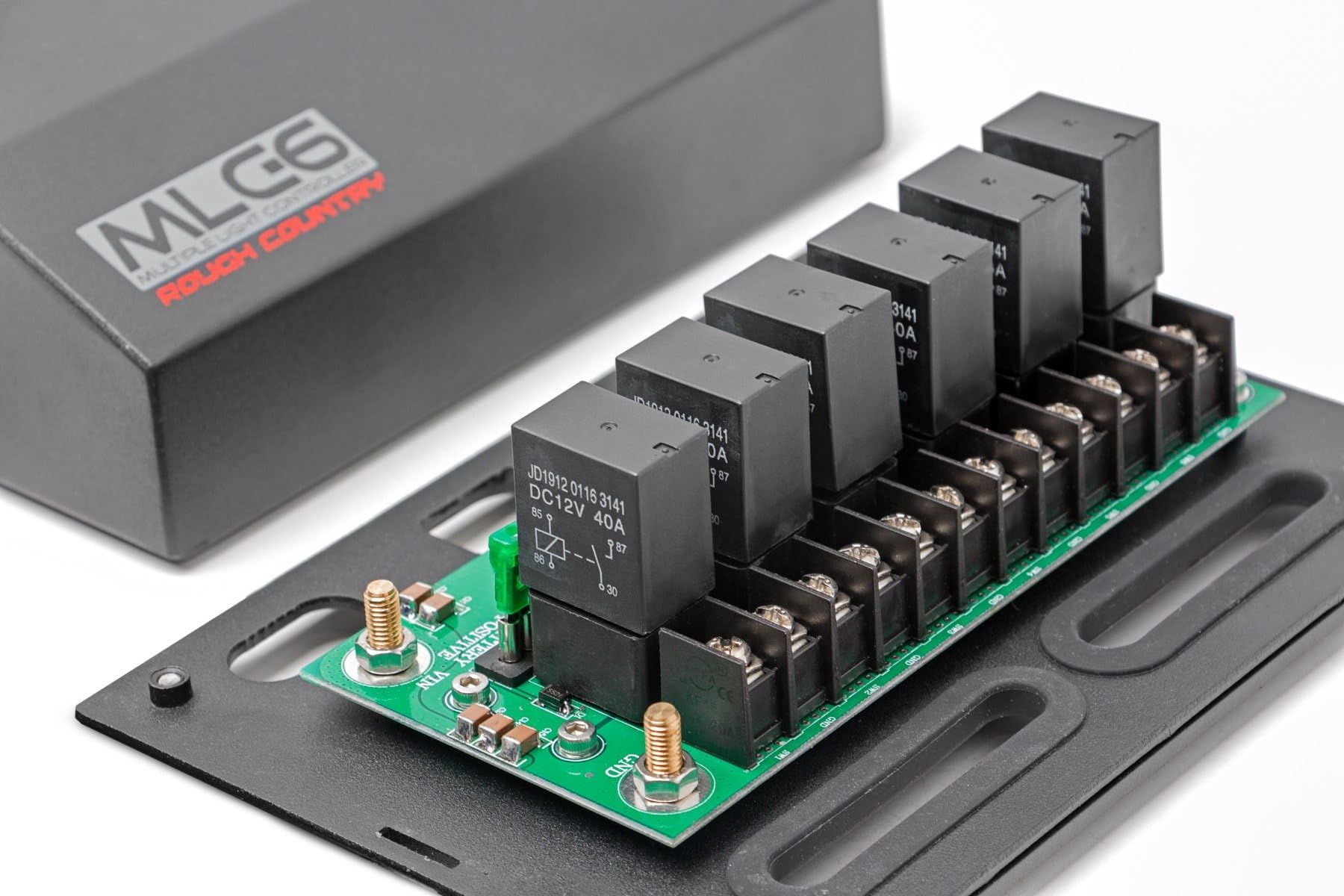 Rough Country Light & Accessory Controller MLC-6 for Ford Bronco (2021–2025) - Integrates with Factory AUX Switches, 6-Relay Kit for LED Lights & Off-Road Accessories