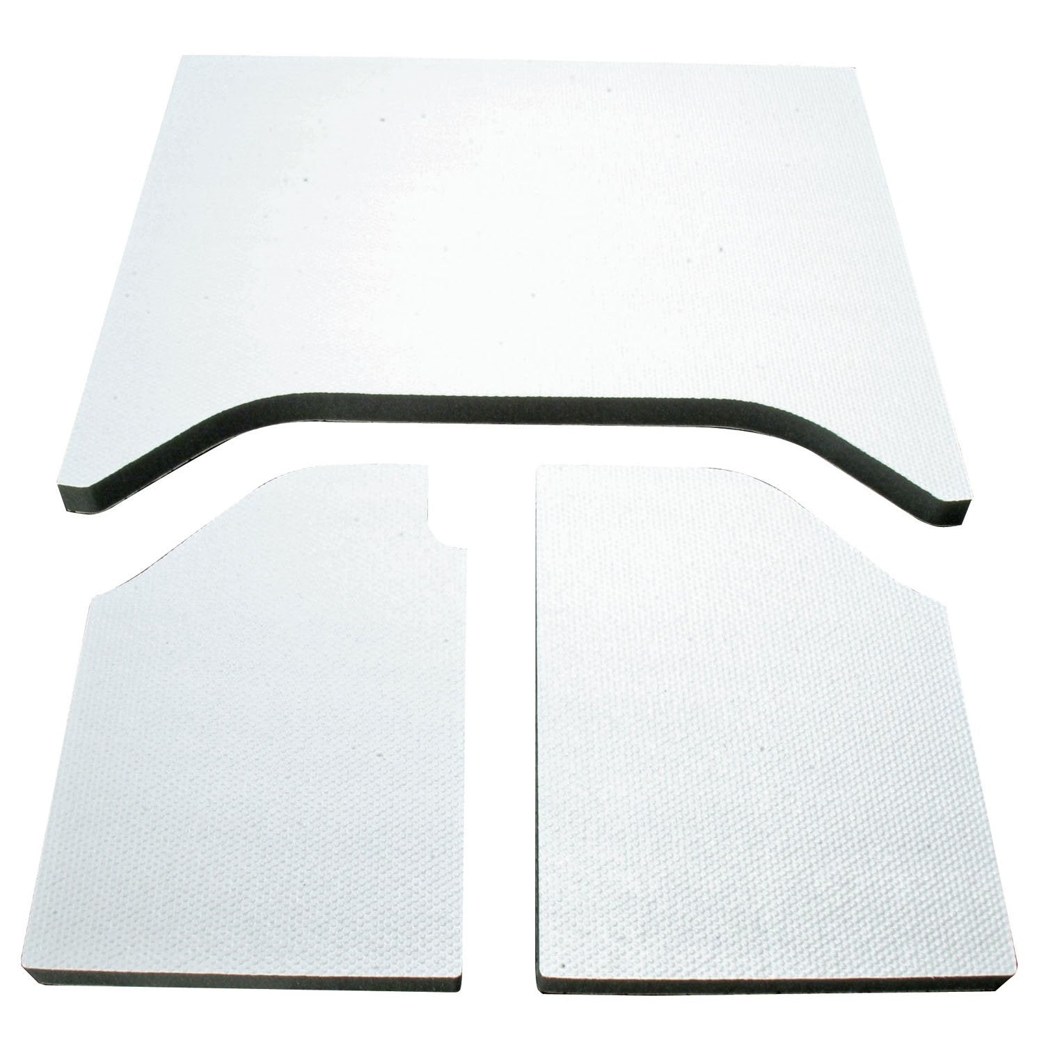 Boom Mat Design Engineering 050136 White Sound Deadening Headliner Compatible with 2-Door Jeep Wrangler (2007-2010)