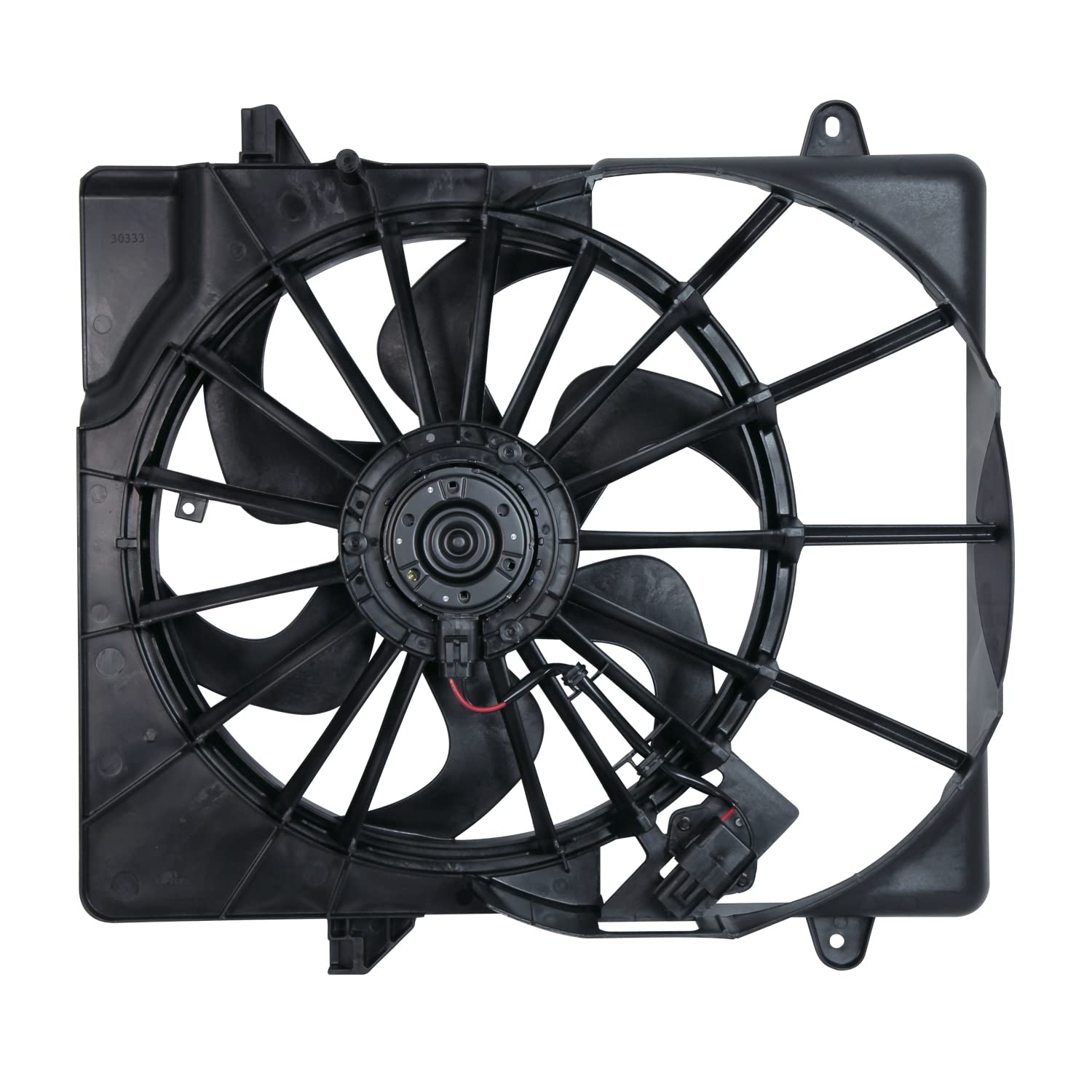 Cooling Fan Assembly TYC 621690 Compatible with 2007-2011 Dodge Nitro