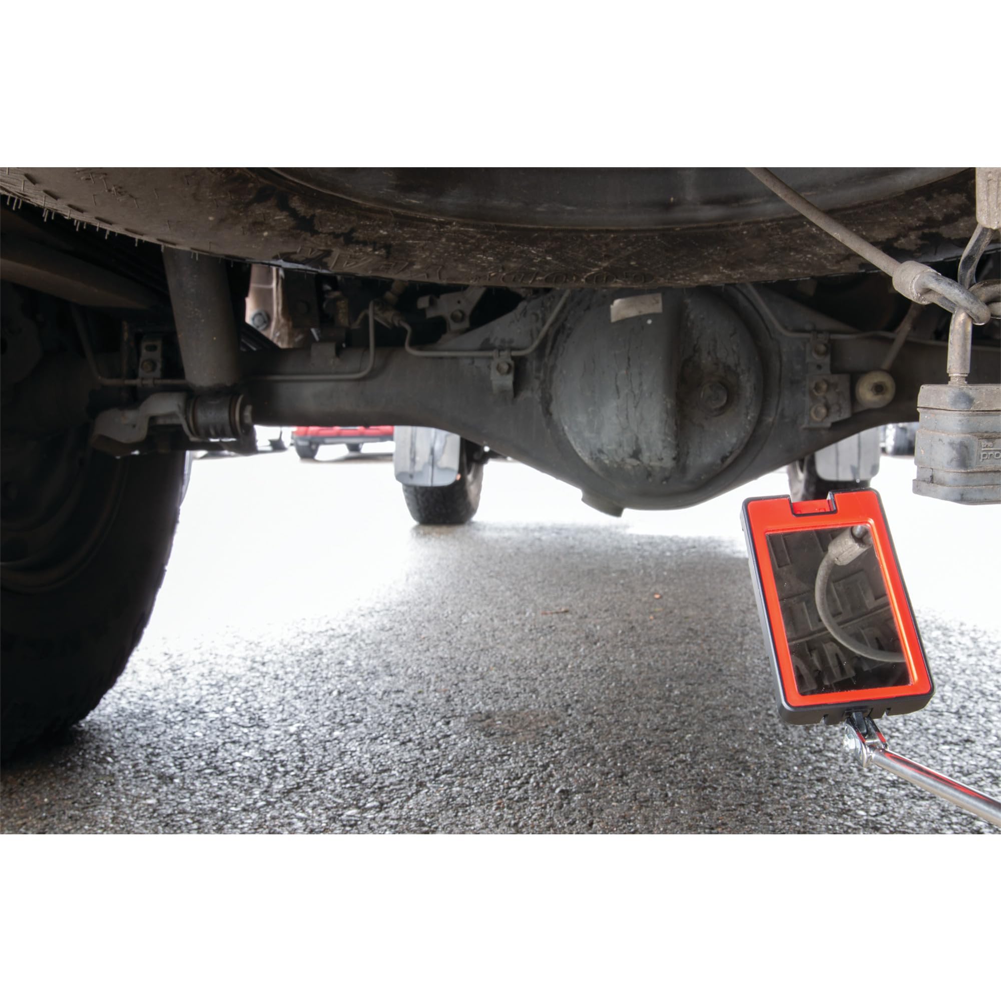 W1263 Performance Tool 34-Inch LED Extendable 2-in-1 Inspection Mirror and Pickup Tool