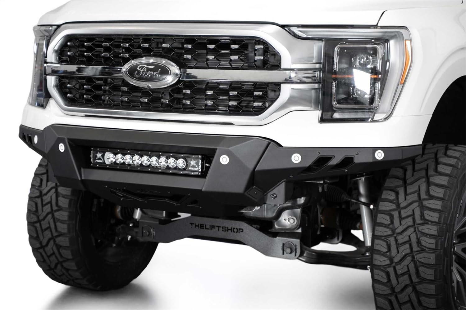 Addictive Desert Designs F190300010103 - Black Label Front Bumper Fits 21-24 Compatible with/Replacement for F-150