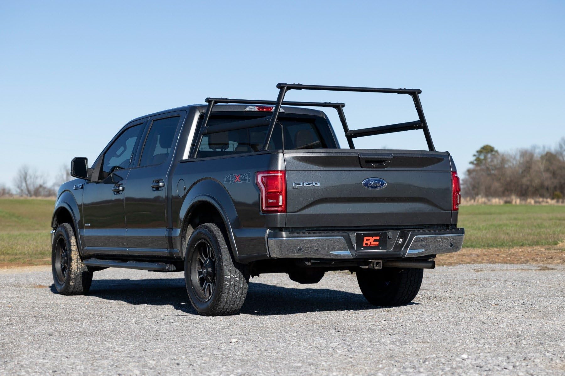 Rough Country Bed Rack Full-Height for Ford F-150 (2015-2025) - Modular Aluminum Truck Rack for Cargo Racks, Rooftop Tents, Ladders & Overland Gear