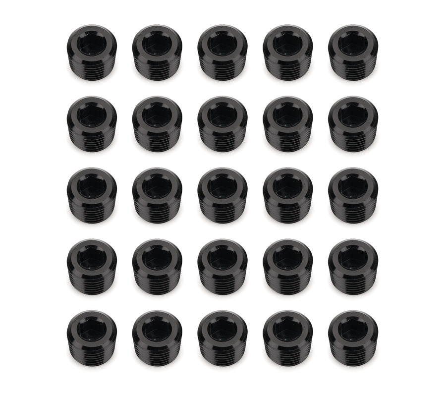 14 NPT SOCKET HEAD PIPE PLUG - BLACK - 25PCS -04