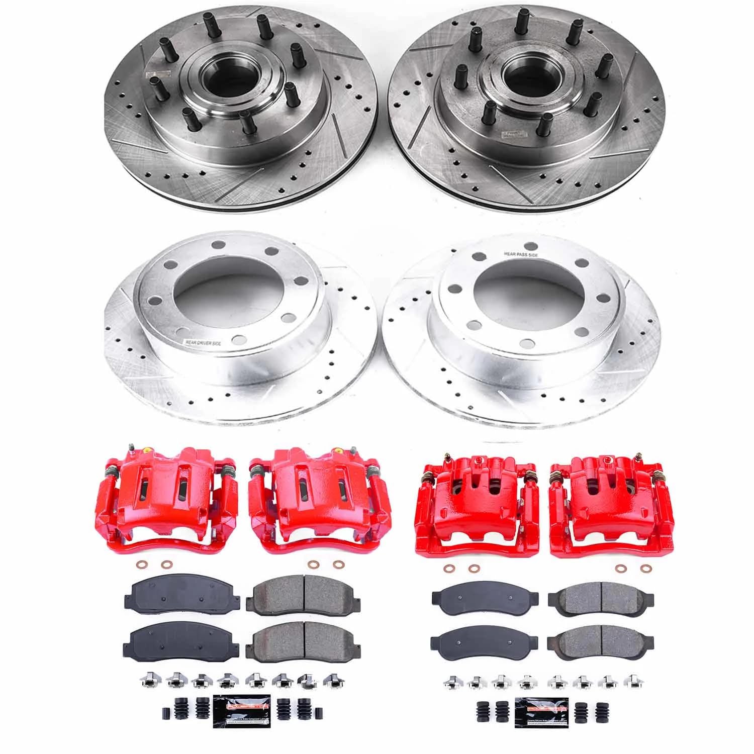 Power Stop Z23 Evolution Sport Brake Kit with Calipers For Camaro Chevrolet 2010-2015 [Model Specific]
