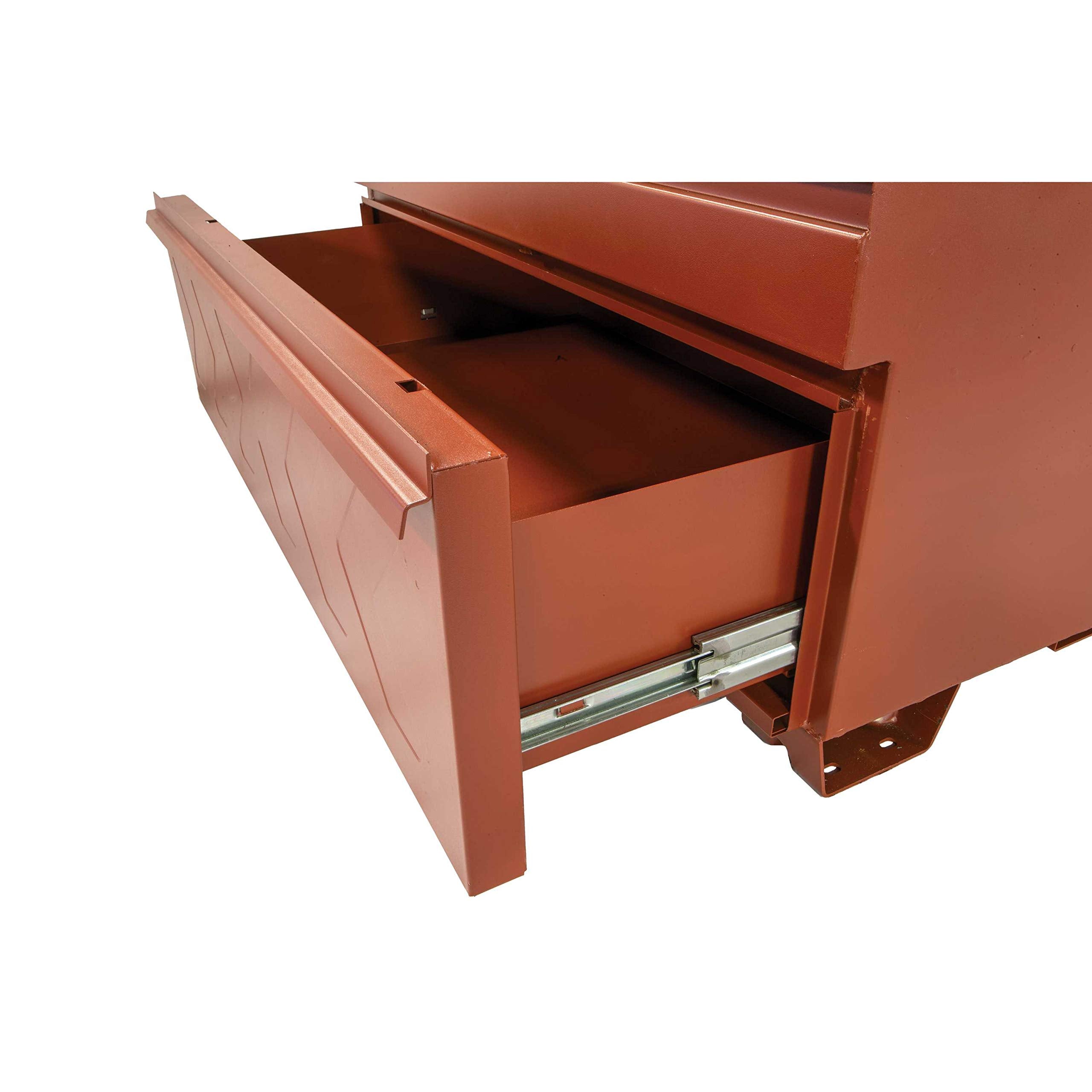 JOBOX Crescent 48" Site-Vault™ Heavy Duty Chests with Drawer - 2D-656990