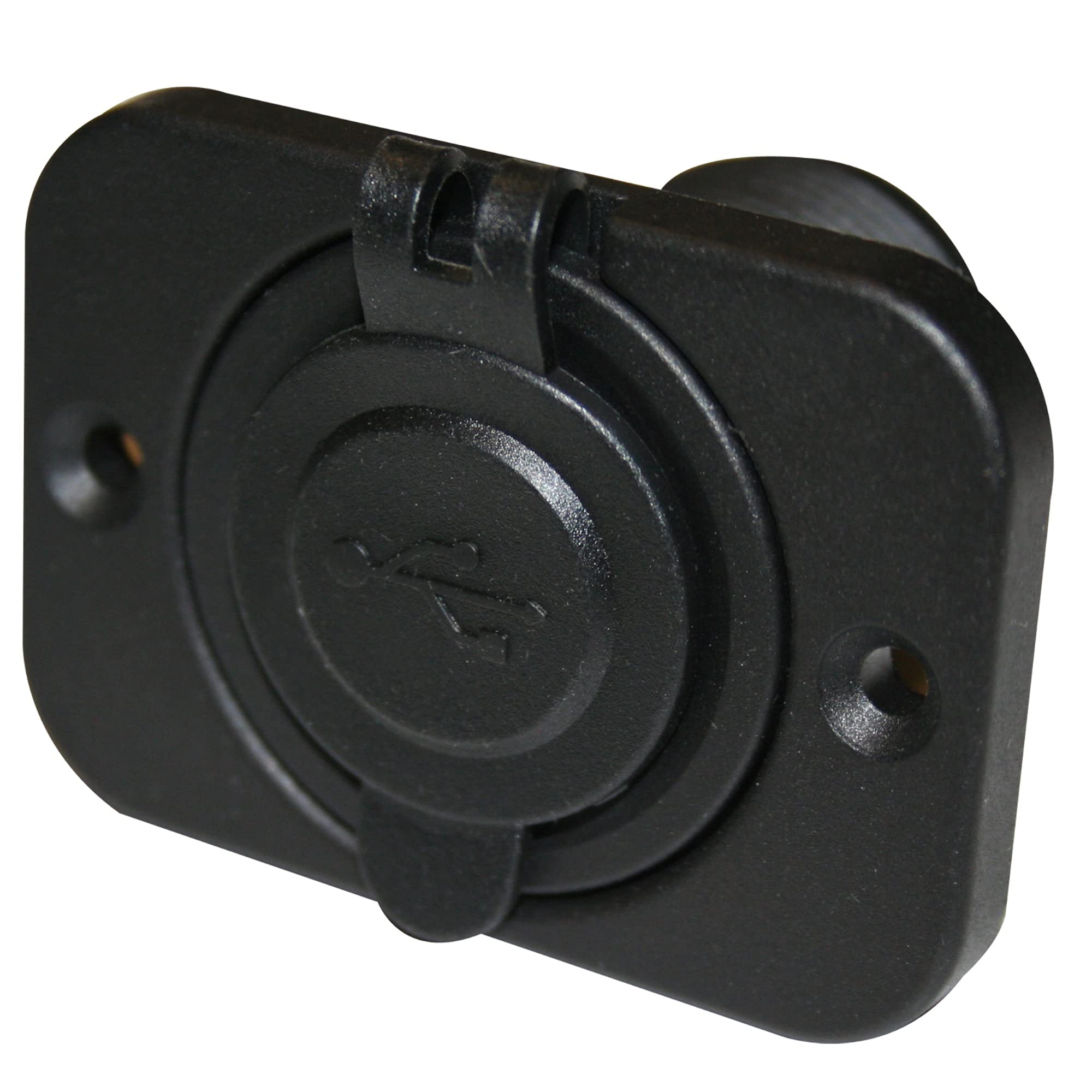 USB Power Socket Bulldog Winch 20287- Dual 5V 1A and 2.1A W/Cover and 3 Mounting Brackets