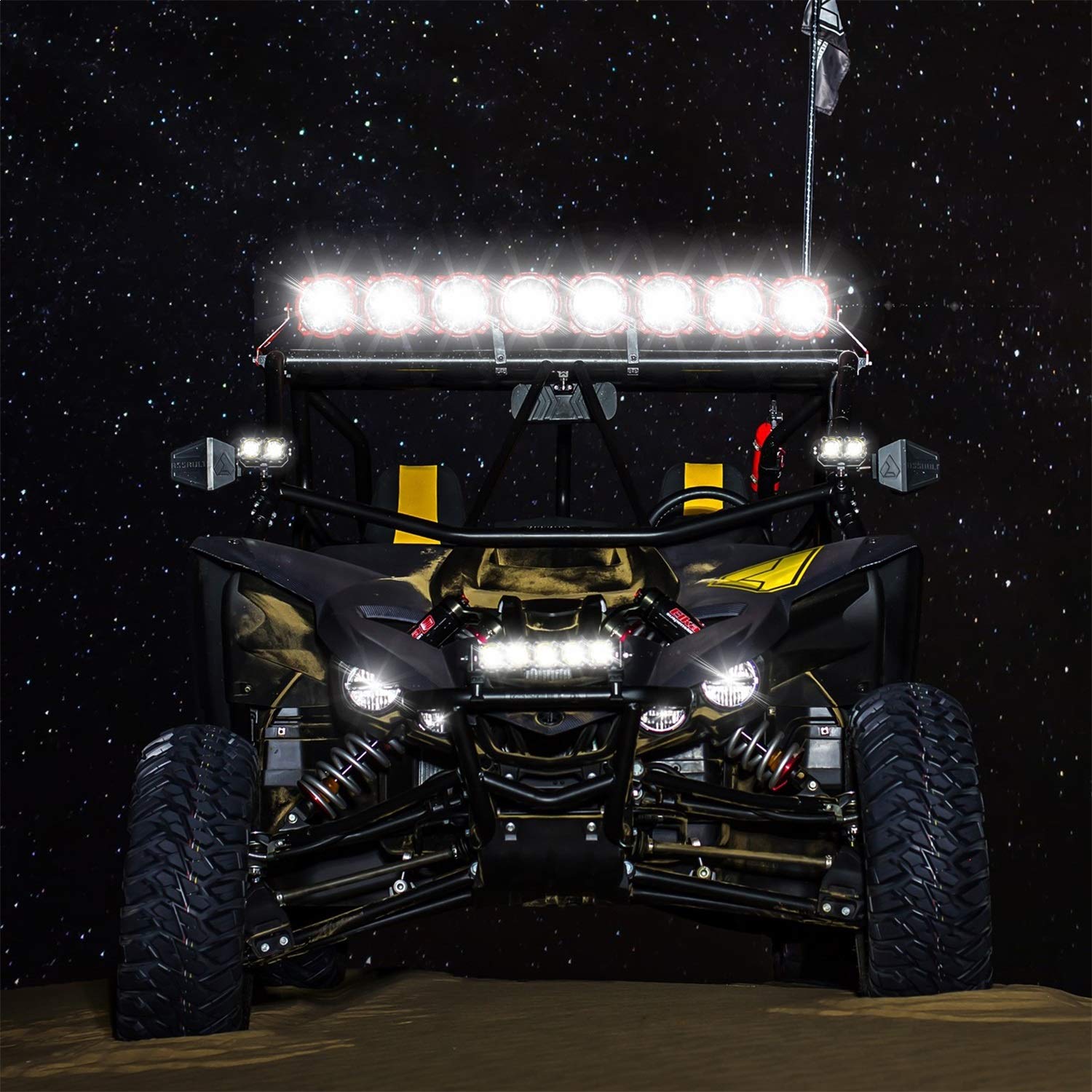 Pro6 KC HiLiTES 91310 Gravity LED 6-Light System (for Yamaha YXZ1000R)