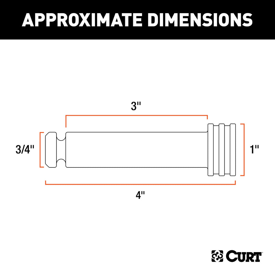 CURT Replacement 45959 Rebellion XD Accessory Mount Pins