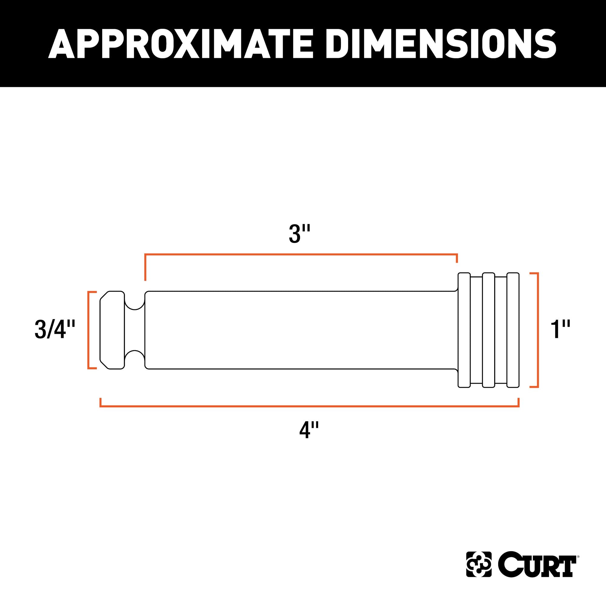 CURT Replacement 45959 Rebellion XD Accessory Mount Pins