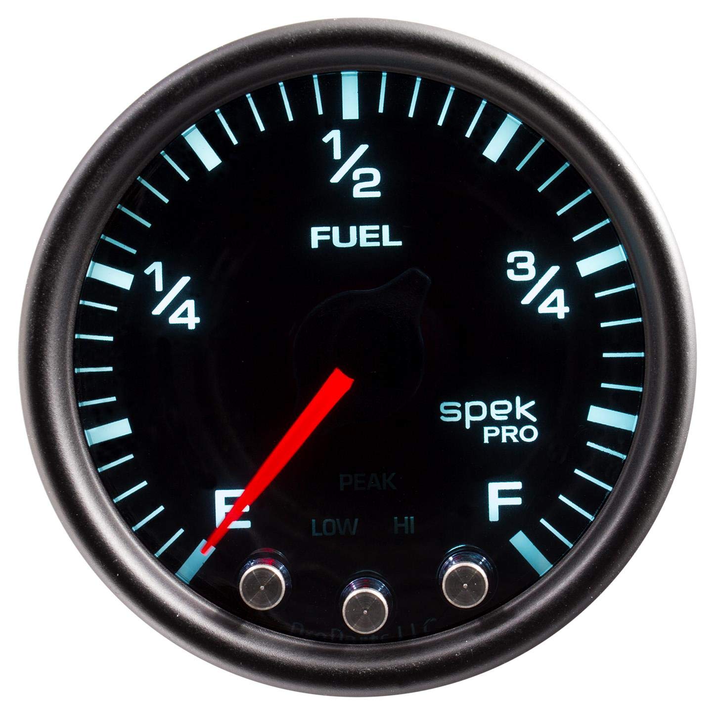 Gauge AUTO METER P31252 Fuel Level (Spek-Pro 2 1/16", 0-270Ω Programmable, Blk/Smoke/Blk, Spek-Pro)