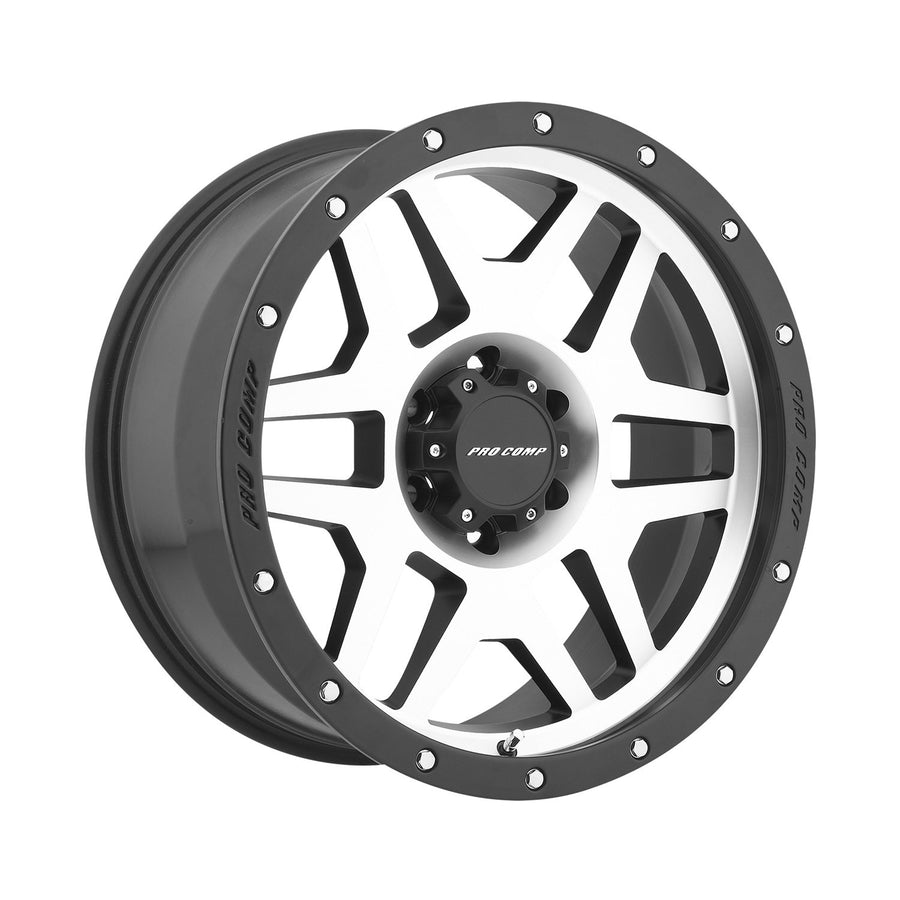 Xtreme Alloys Pro Comp Wheels 3541-898355 Black/Machined Finish