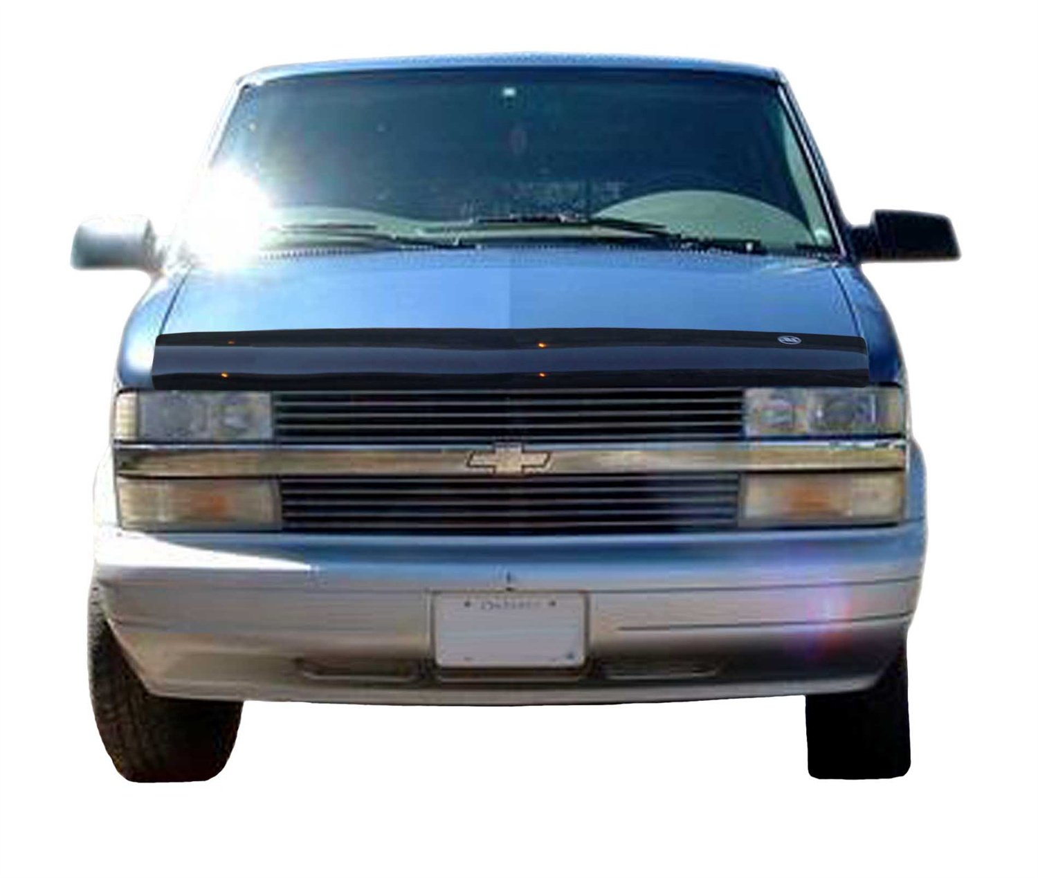Bugflector Hood Shield / Protector Auto Ventshade [AVS] | Fits 1995 - 2005 Chevrolet Astro/GMC Safari | High Profile Bug Deflector - 1 pc., Dark Smoke | 22001