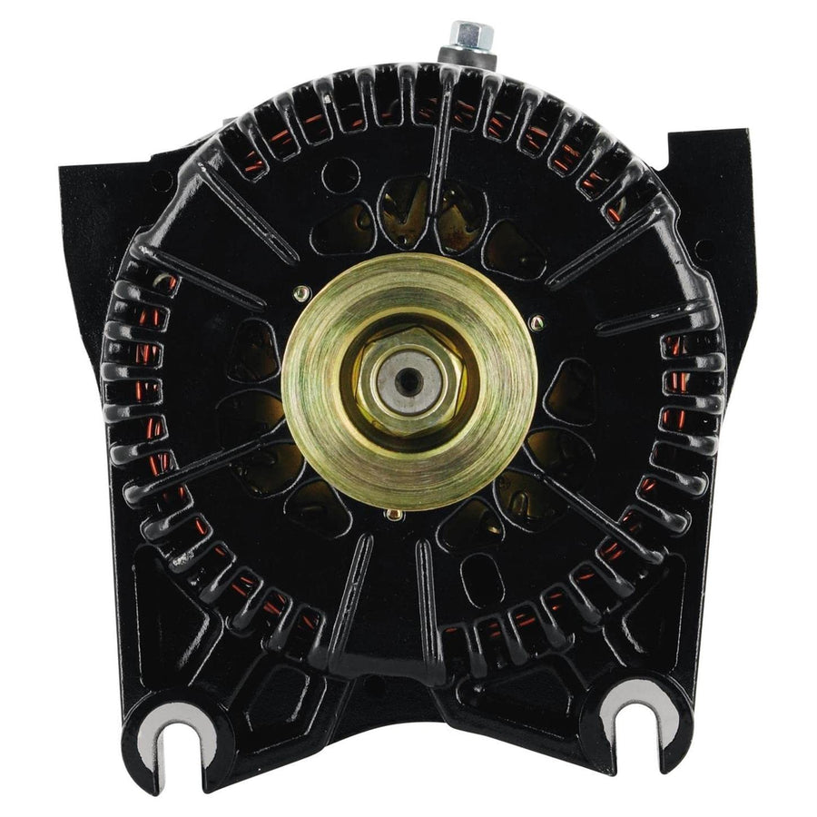 Black Powermaster 577811 Alternator (4G 200A 6 Groove Pulley V Mating 1 Wire)