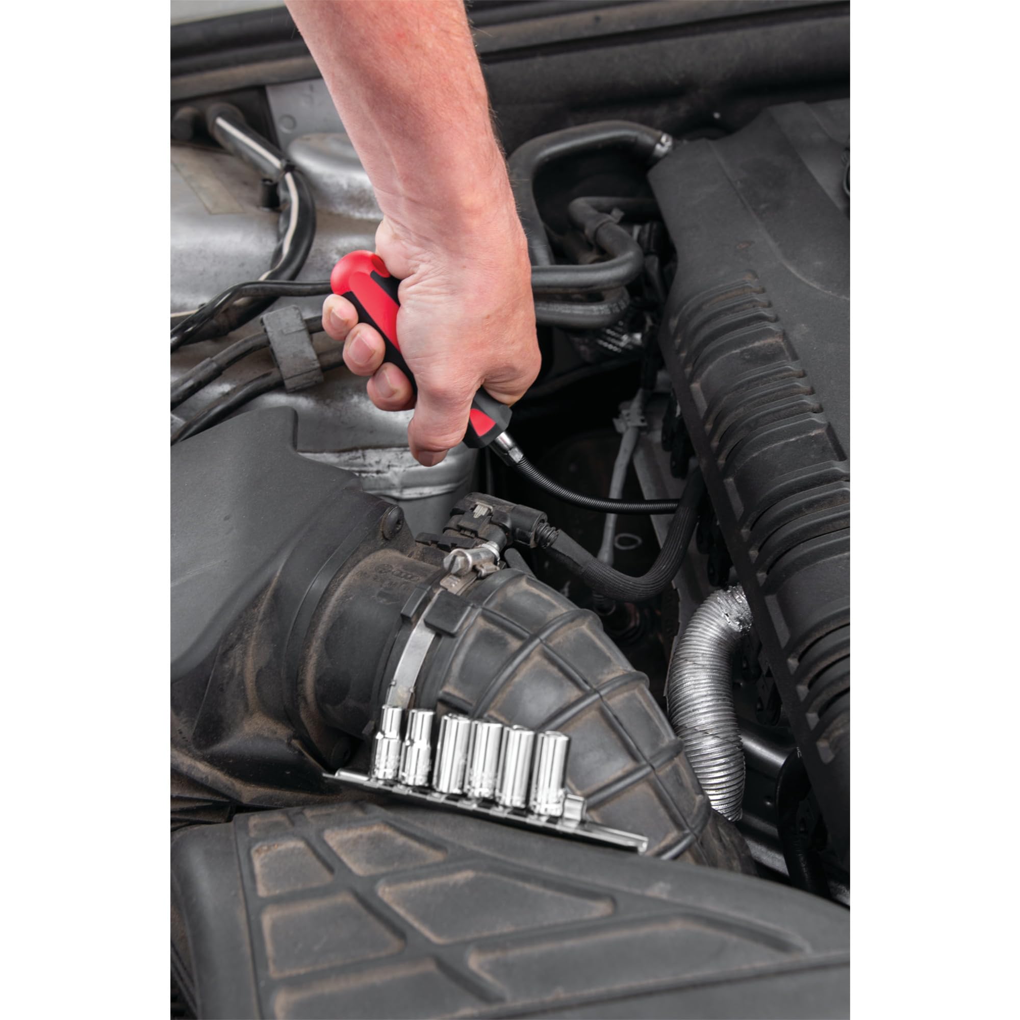 20 Pc. Performance Tool W1744 Multi-Purpose Flexible Driver Set