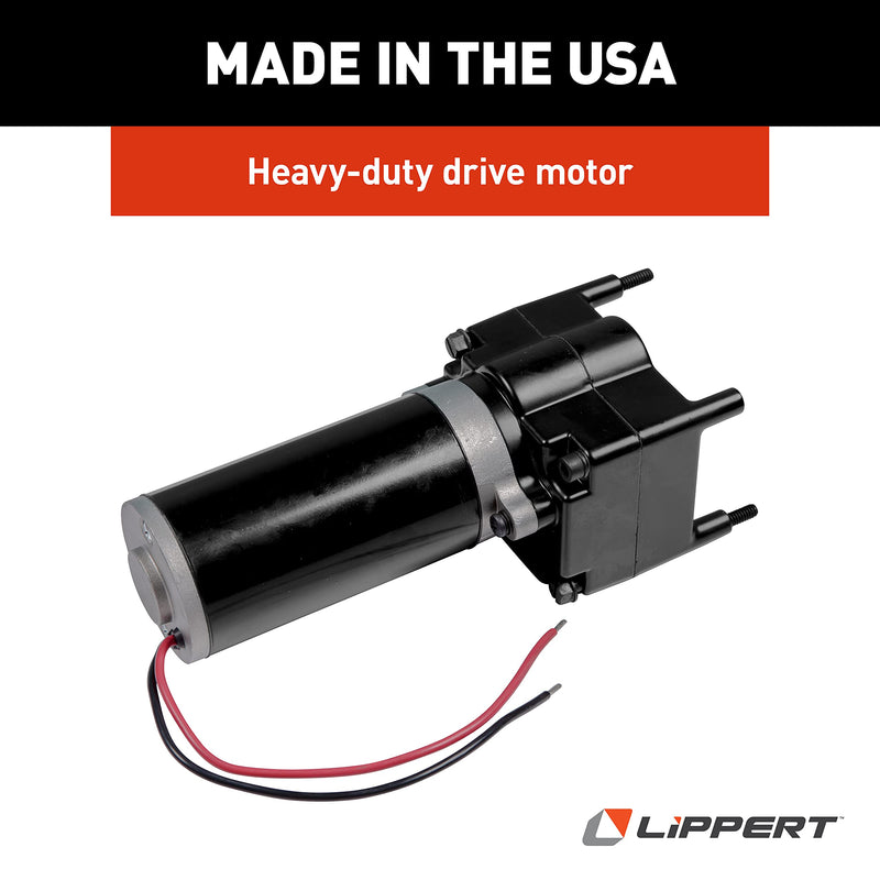 Lippert Replacement Ground Control 2.0 RV Electric Automatic Leveling System Heavy-Duty Drive Motor with Clutch, 5,430 RPM - 241795