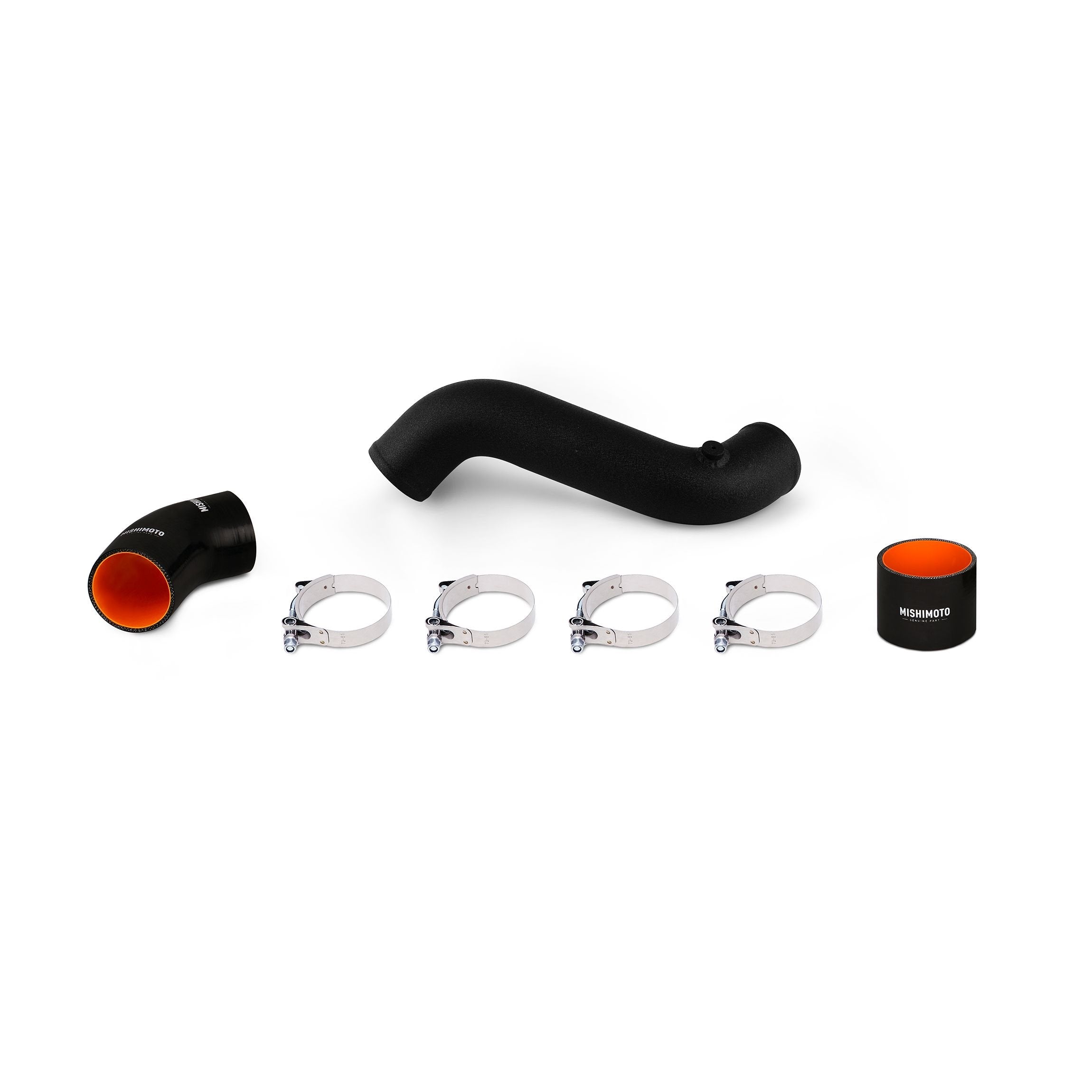 Mishimoto Intercooler Pipe Kit MMICP-MUS4-15CWBK Fits Ford Mustang EcoBoost 2015+ Wrinkle Black