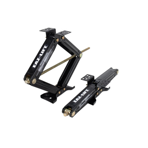 Camco 24-inch EAZ-Lift Stabilizing RV Scissor Jacks - Features a 7,500 lb Load Capacity - Heavy-Duty Steel Construction - Set of 2 (48830)