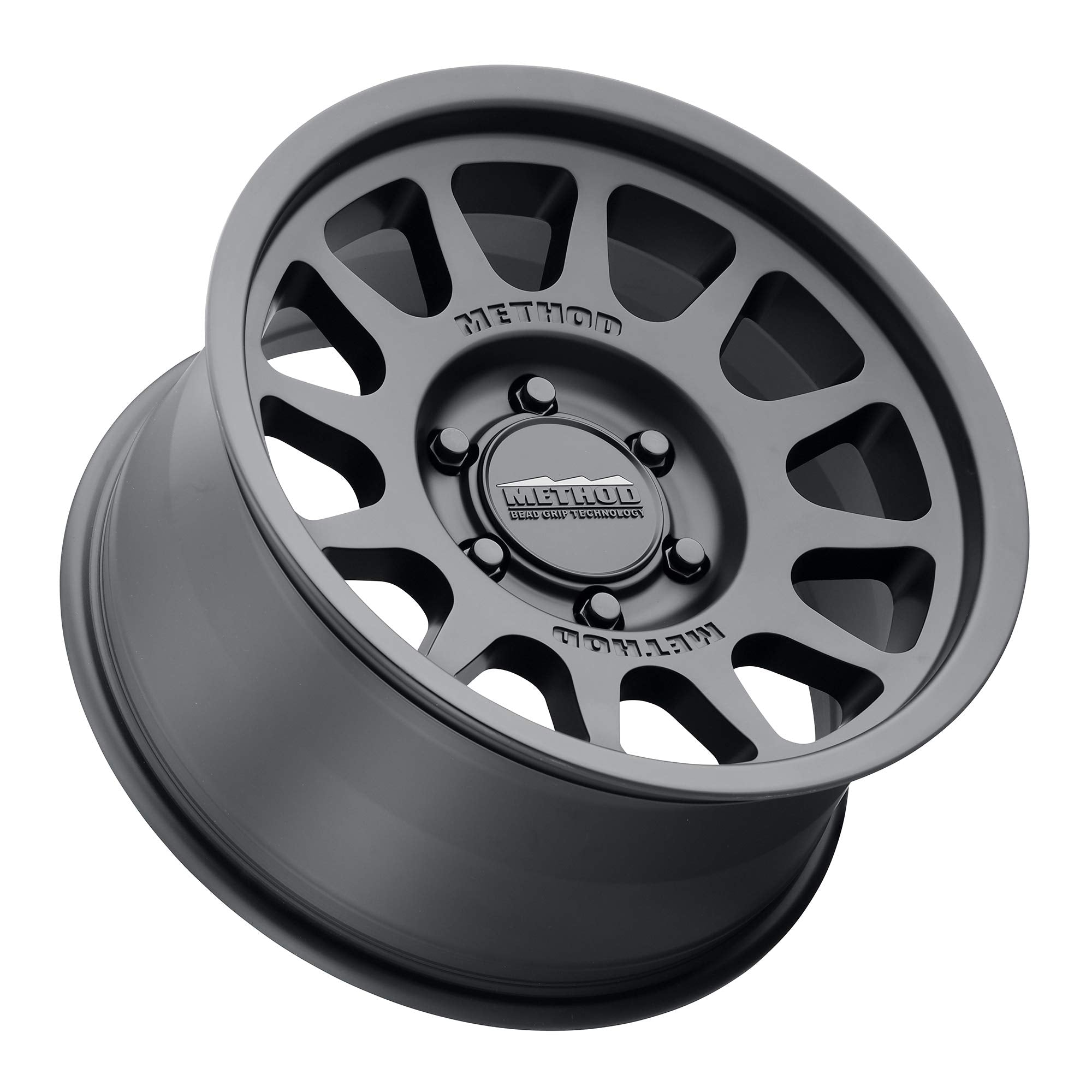 703 Method Race Wheels Matte Black 17x8.5" 6x135", 0mm offset 4.75" Backspace, MR70378516500
