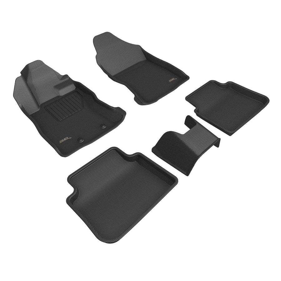 Kagu 3D MAXpider Floor Liner (Black) Compatible with Subaru Crosstrek 2024-2026 - Full Set