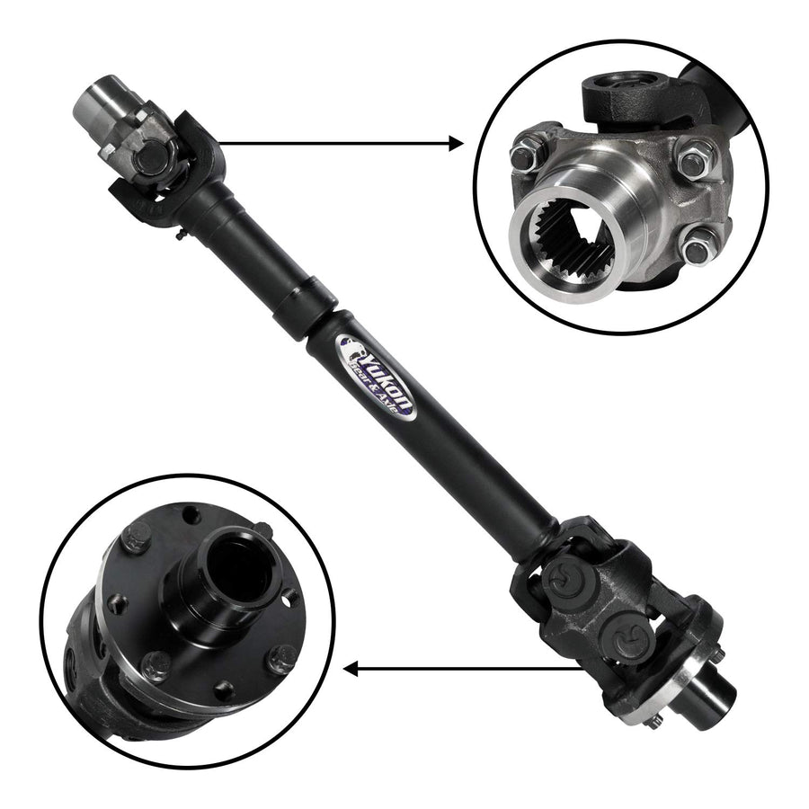 Rear Yukon Performance Driveshaft HD for 2018 Jeep Rubicon 2DR Automatic