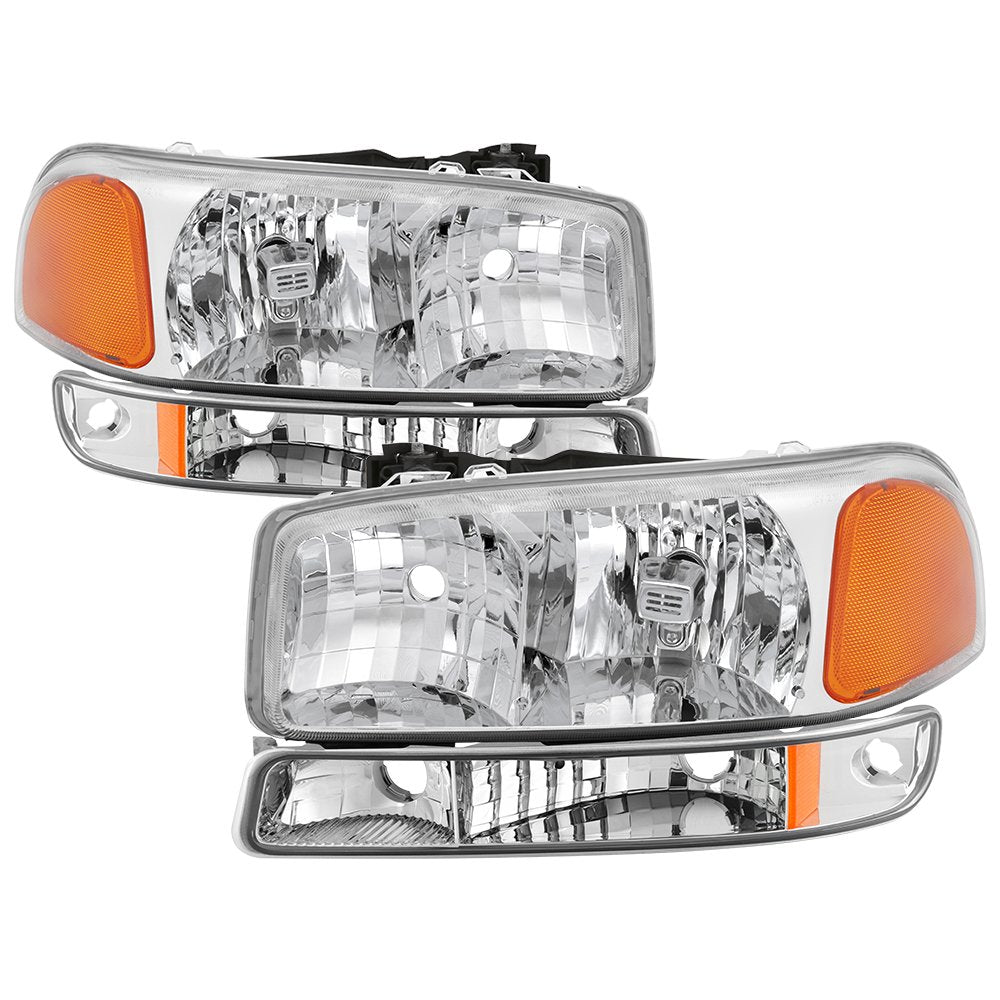 GMC Sierra 1500 fits Spyder Automotive 9037481 Cystal Headlights
