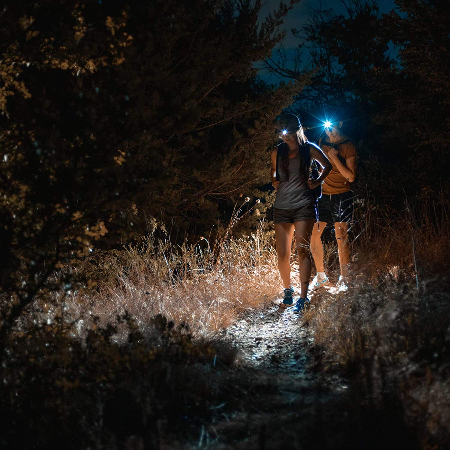 NEBO 400 MYCRO Rechargeable Headlamp | 400 Lumens, 6 Light Modes, Water Resistant, Detachable Hat Clip, Super Bright Head Lamp for Camping & Hiking, Includes Micro USB Charging Cable