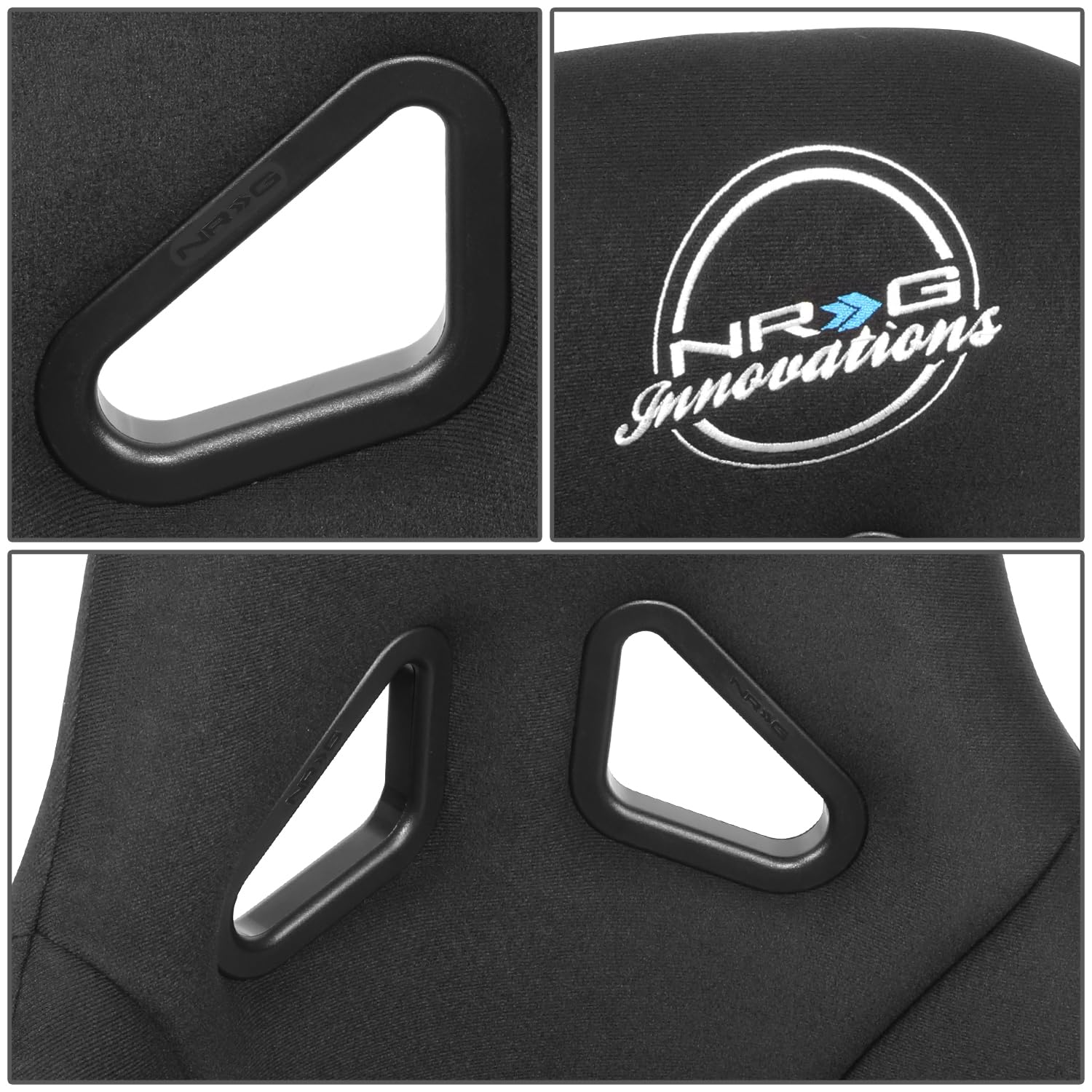 NRG Innovations FIA Competition Seat NRG-FRP-RS400C with Competition Fabric, FIA Homologated with Carbon Back Finish