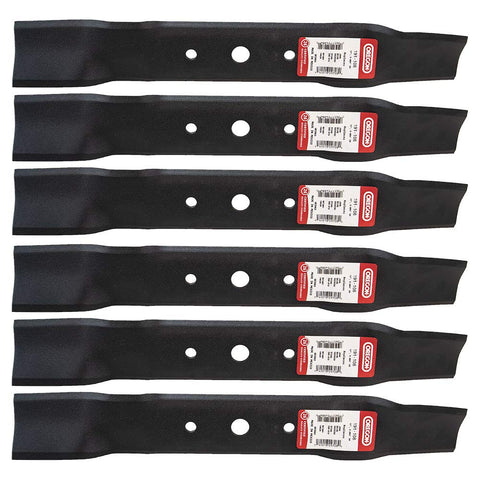 John Deere Replacement Blades, Oregon Mower Blade 6-Pack, 48" Deck (191-108-6)
