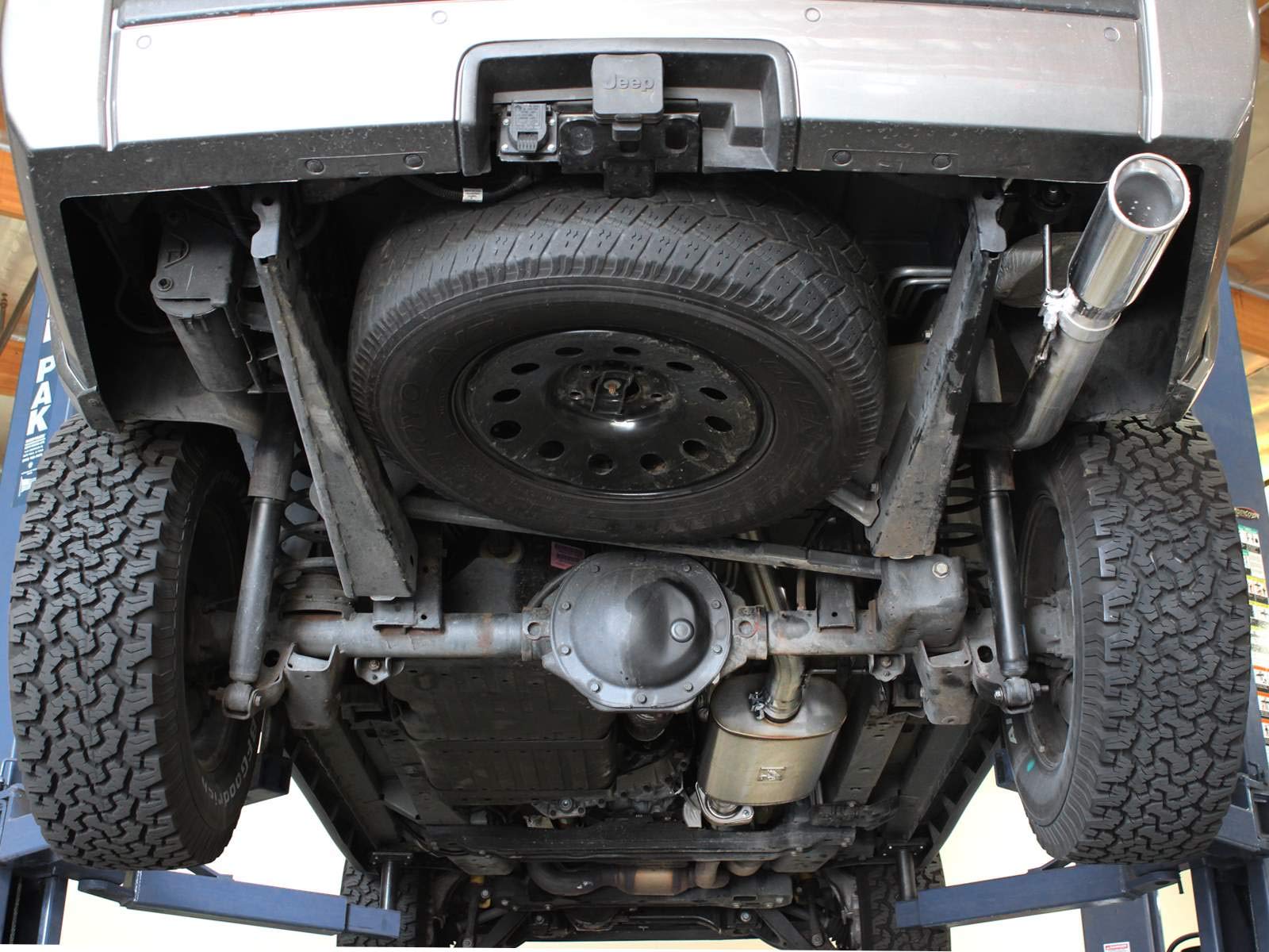 aFe Power MACH Force-Xp (49-48052) 3" Stainless Steel Cat-Back Exhaust System with Polished Tip for Jeep Commander V8-4.7L Engine