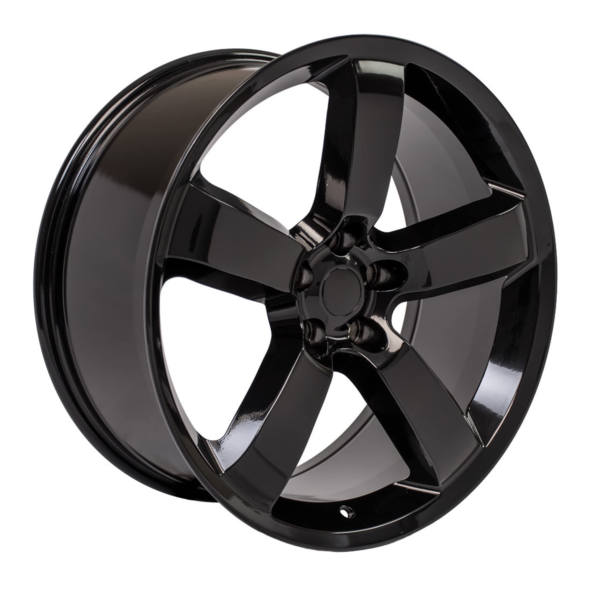 Black Wheel Painted OE Wheels LLC DG04-20090-5115-20B (20 x 9. inches /5 x 115 mm, 20 mm Offset)