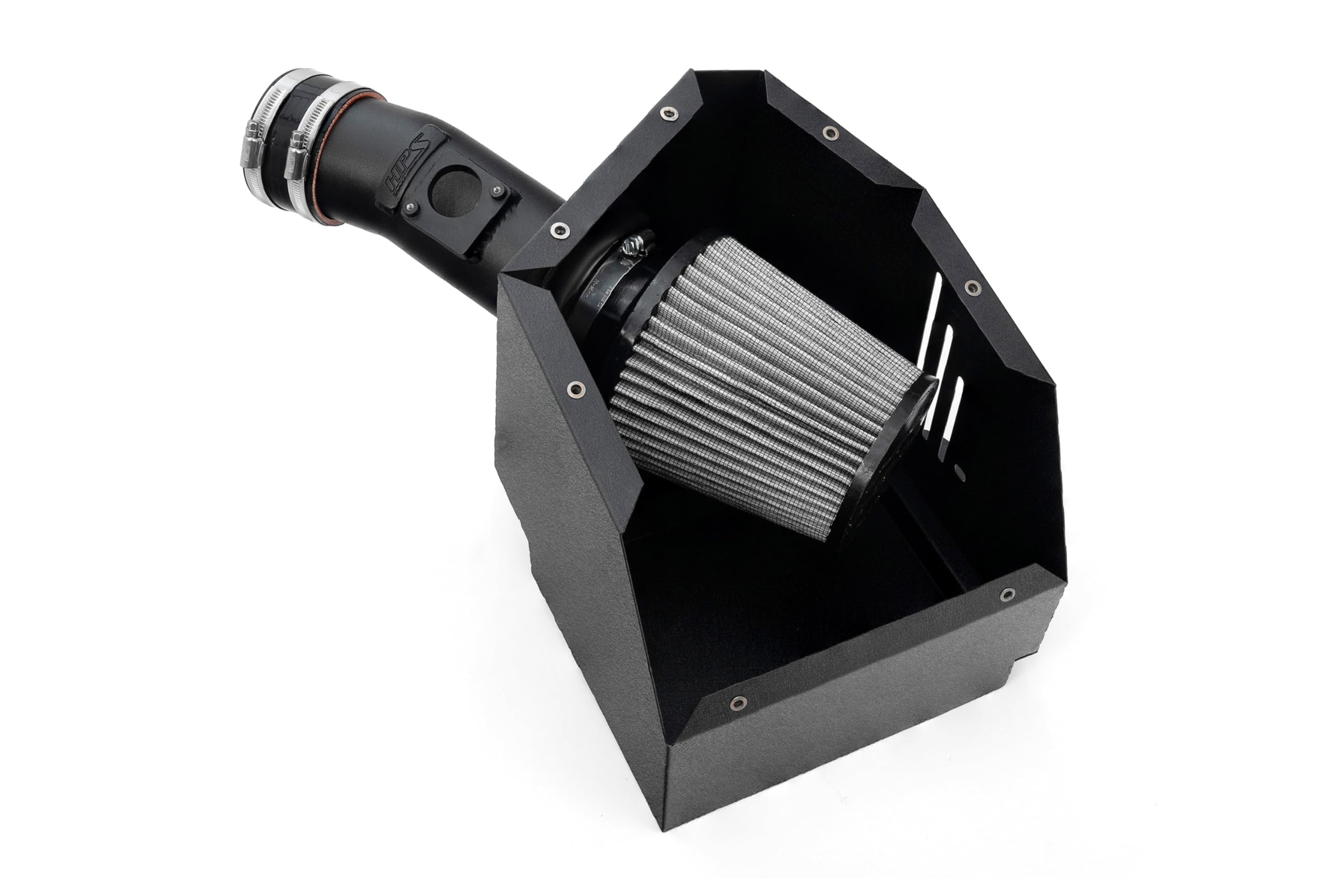 HPS Air Intake Kit Black with Heat Shield Cool Ram Compatible for 2023-2024 Toyota GR Corolla 1.6L Turbo, 827-735WB