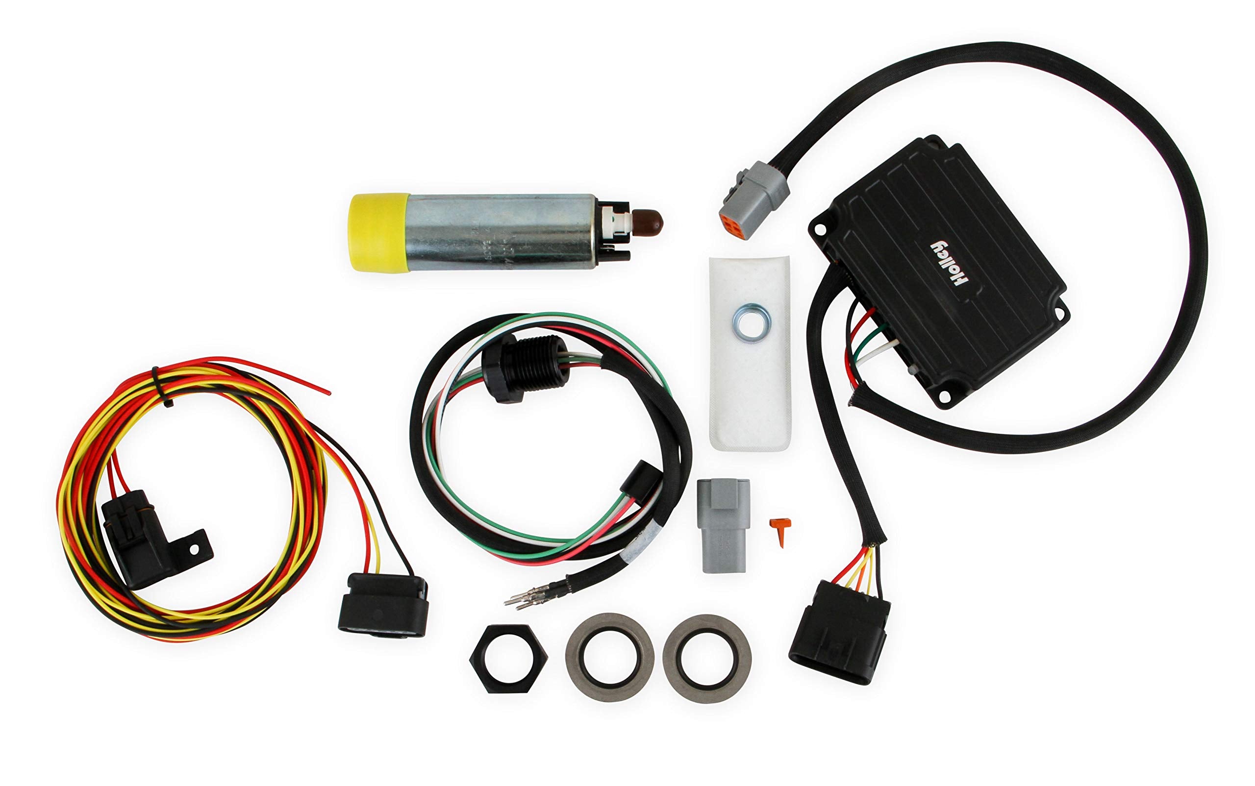 12-768 Holley VR1 Series Brushless Fuel Pump w/Controller and Bulkhead Harness Quick Kit