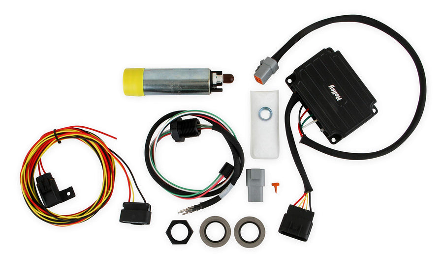 12-768 Holley VR1 Series Brushless Fuel Pump w/Controller and Bulkhead Harness Quick Kit