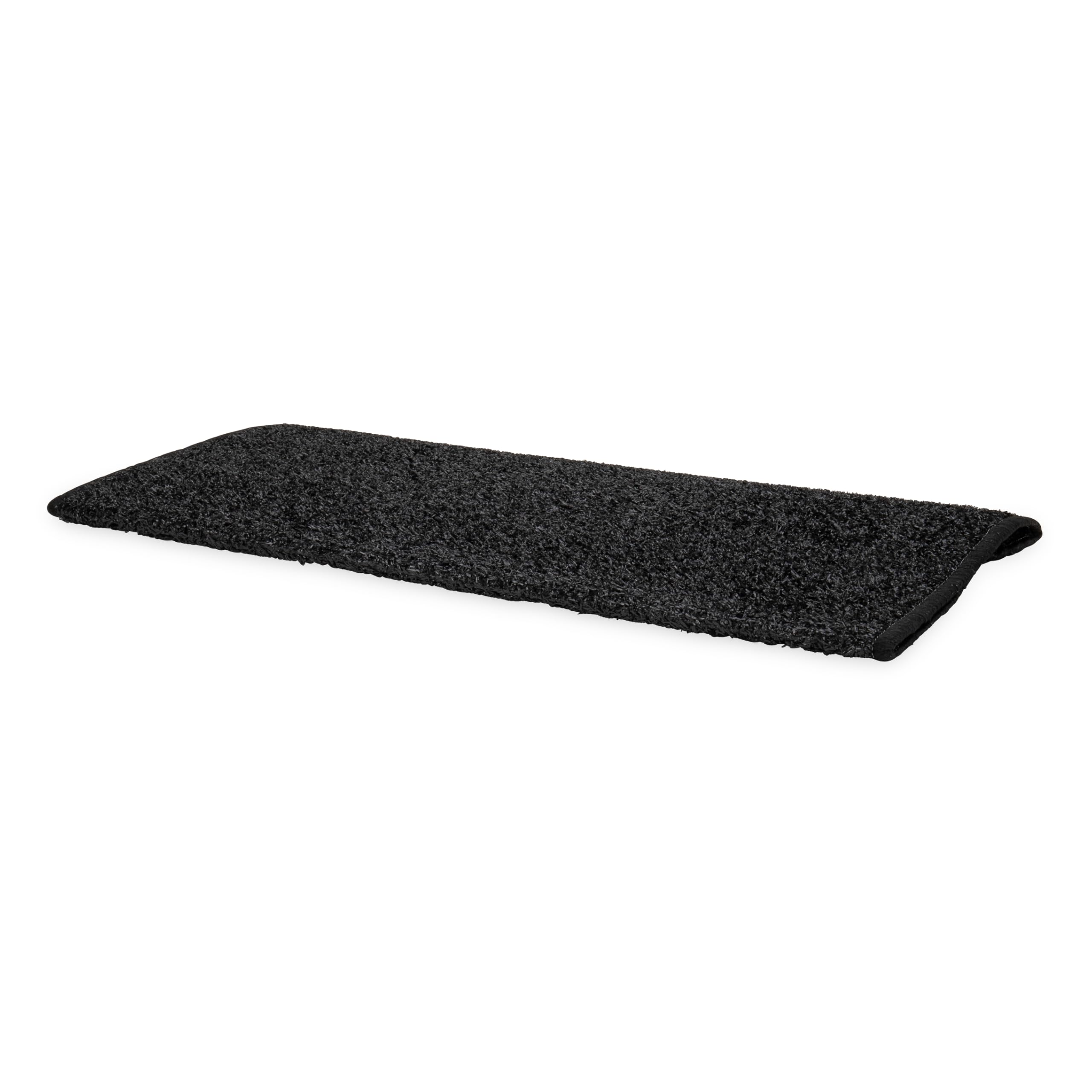 Premium Camco 42942 Wrap Around Black RV Step Rug (Turf Material (22" x 23"))