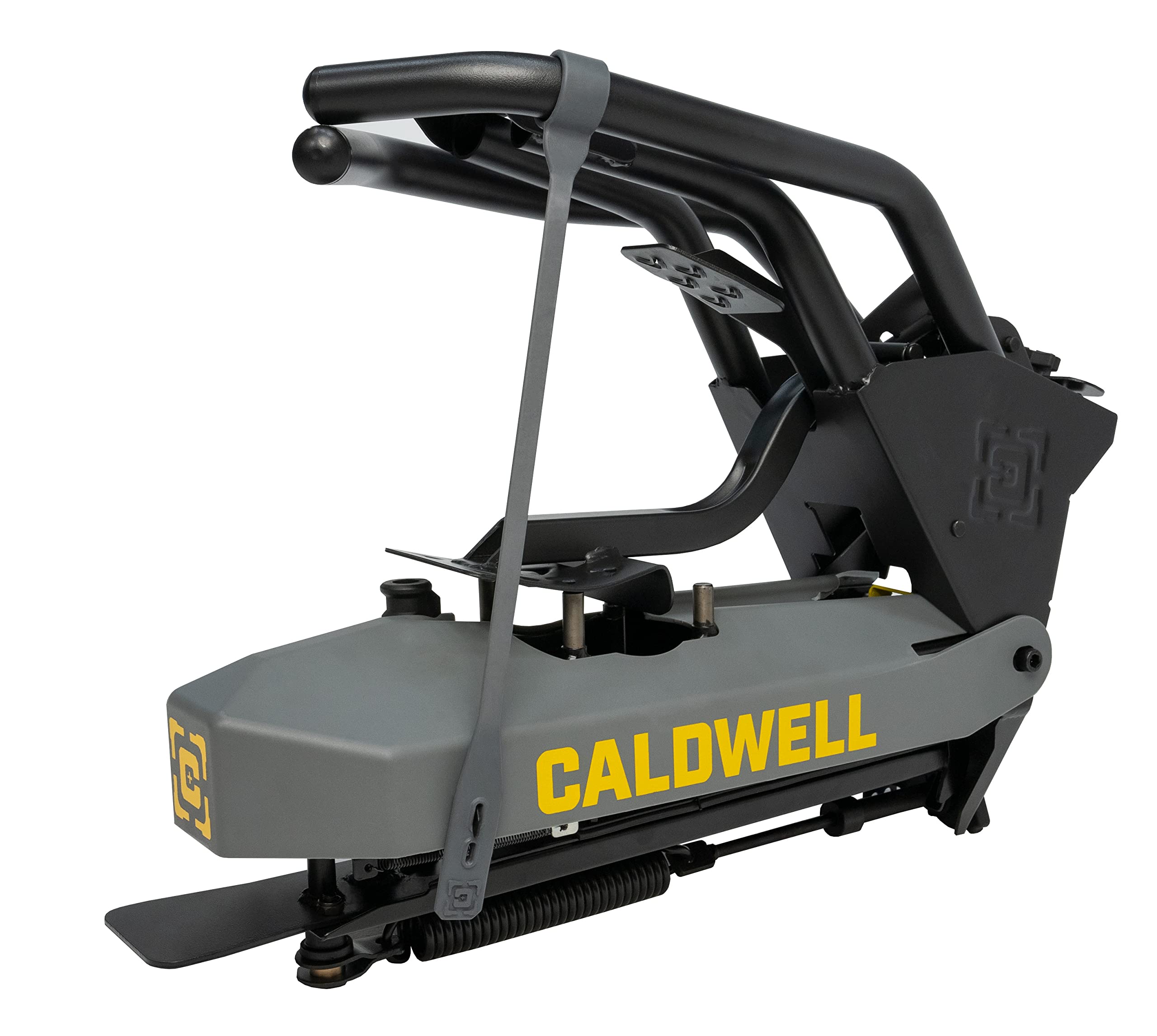 Caldwell Target Claymore Thrower 50 Clay Capacity, 55 Yd Throw with Foot Pedal for Single Person Use - No Electricity Needed