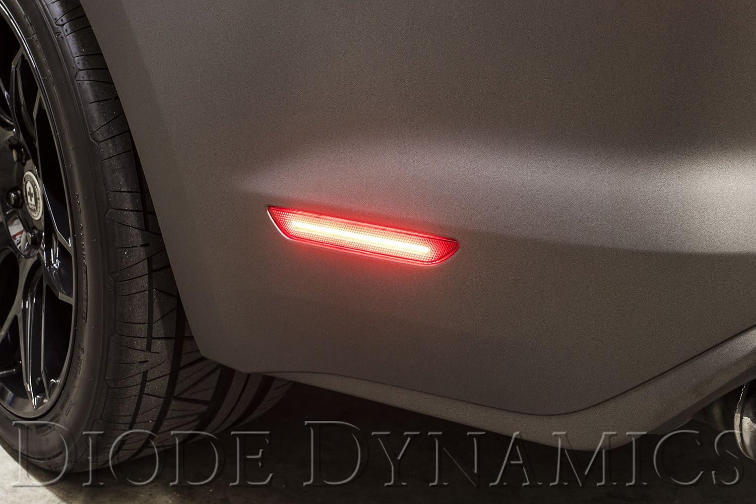 LED Sidemarkers Diode Dynamics for 2015-2021 Ford Mustang, Smoked (Set)