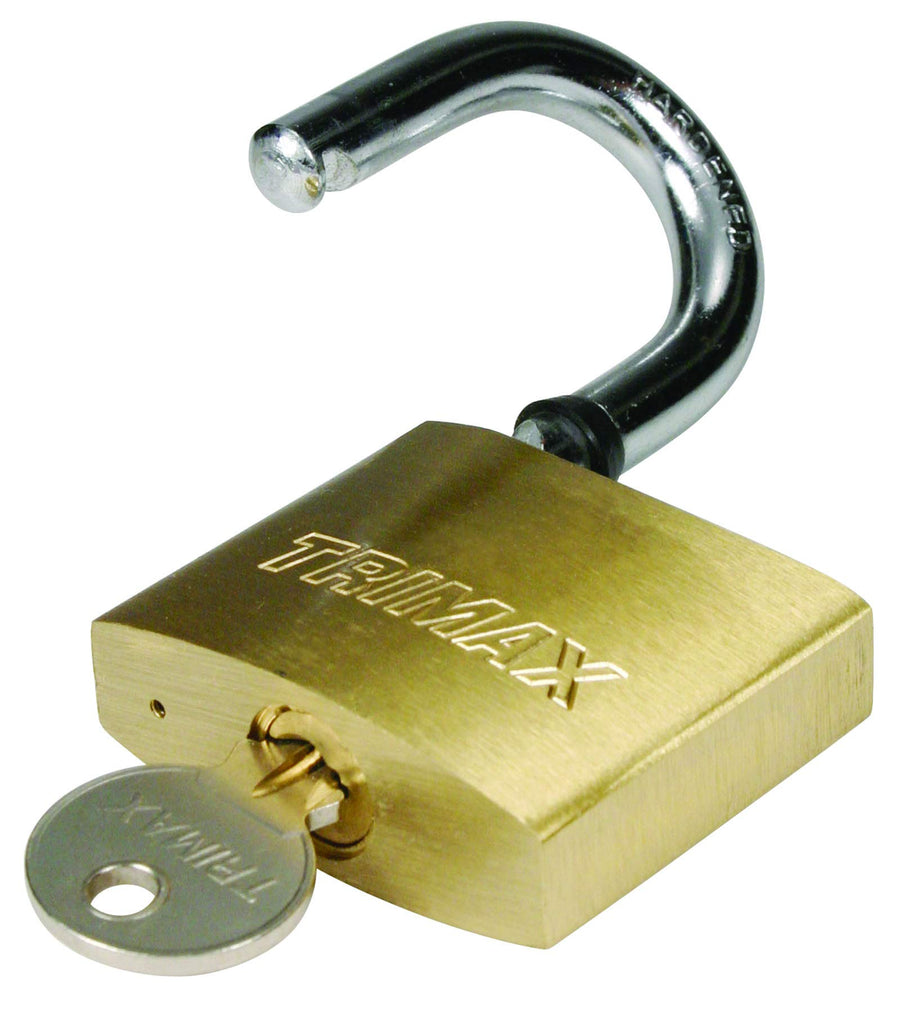 Solid Brass Body Trimax TPB1125 Marine Grade Locking with Hardened 1-1/8" x 5/16" Shackle