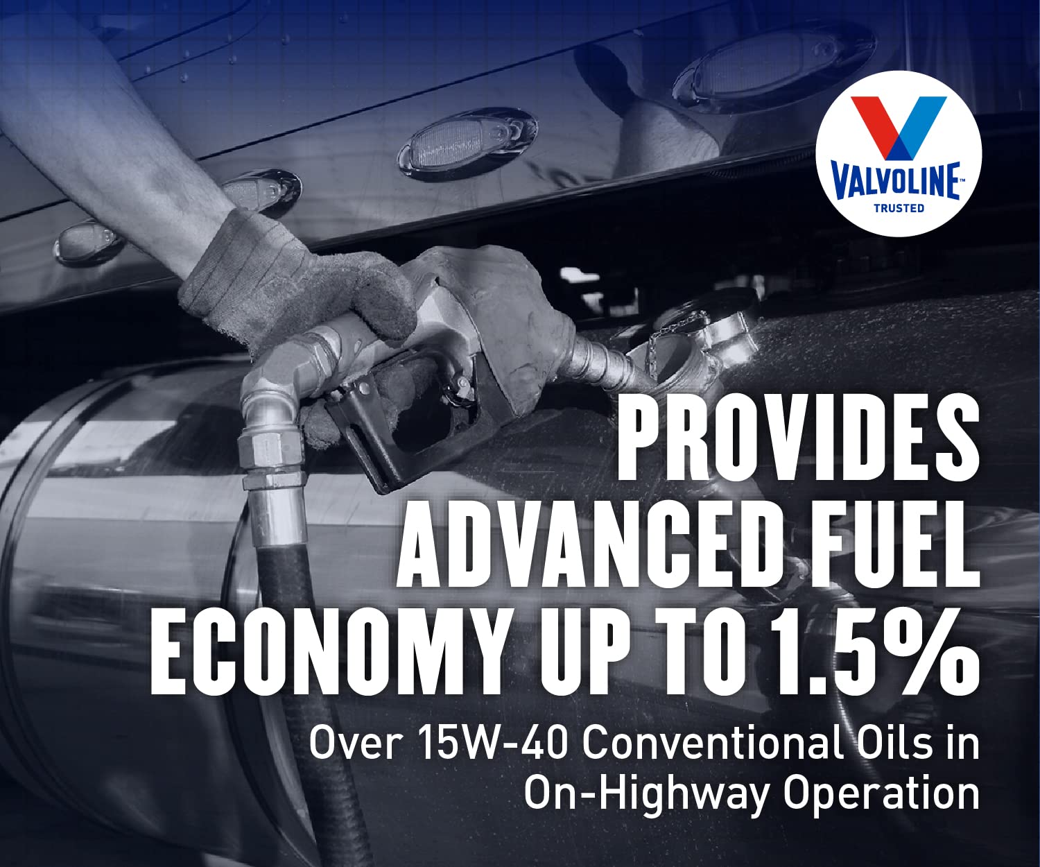 Premium Blue Valvoline Extreme SAE 5W-40 Full Synthetic Diesel Engine Oil 1 GA