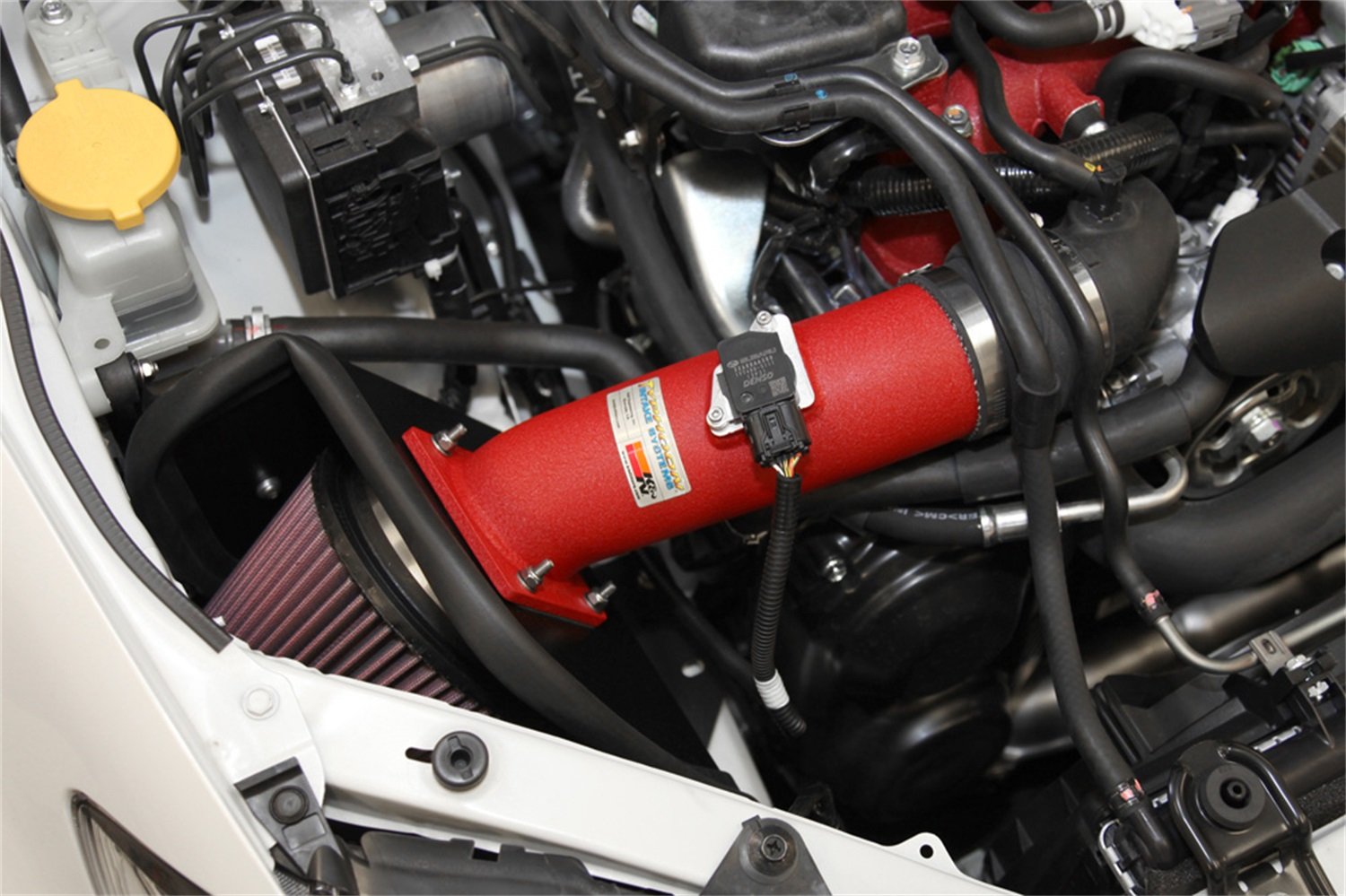 Cold Air Intake System K&N: High-Flow Air-Filter, Increase Performance & Horsepower: Compatible with 2008-2014 SUBARU Impreza WRX STi; 69-8005twr