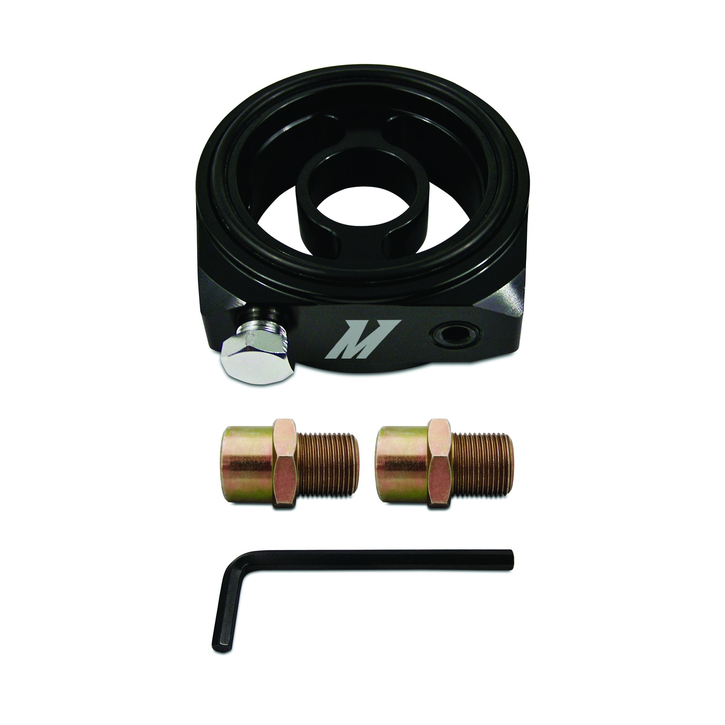 MMOP-TPS Mishimoto Oil Filter Sandwich Plate Adapter Black
