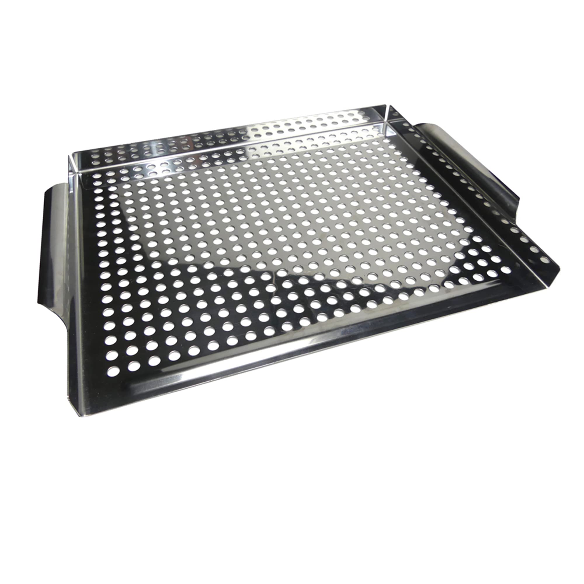 Bayou Classic 500-712 Grill Topper Stainless Perfect Addition For Any Grill Easily Grill Delicate Types of Fish Seafood and Vegetables