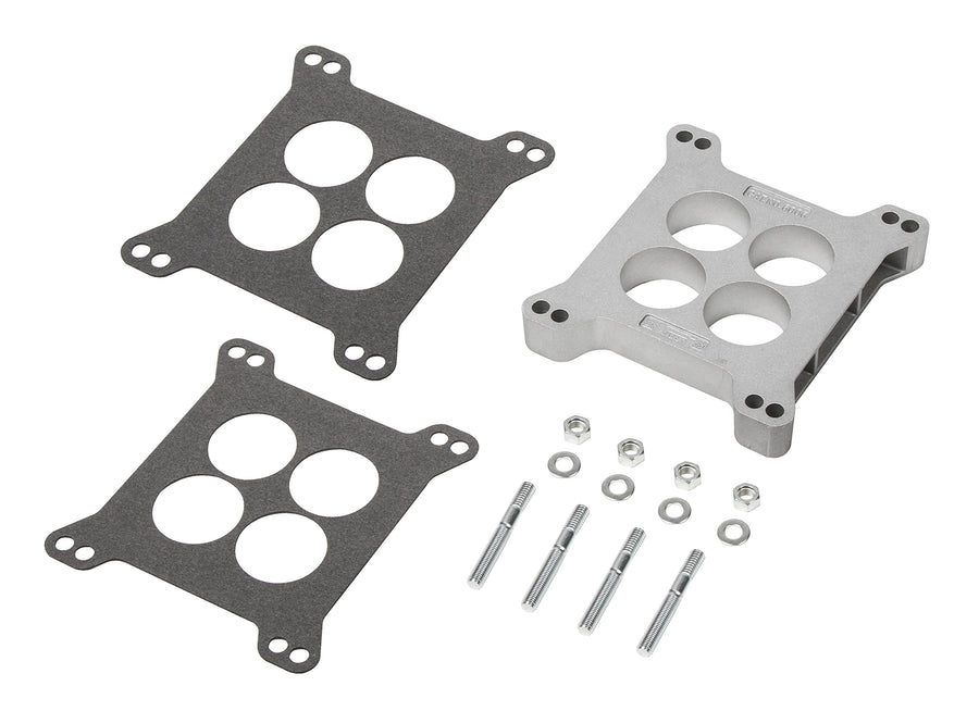 Carburetor-4 Hole Mr. Gasket 6006 Spacer, 1 in, Silver
