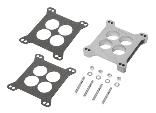 Carburetor-4 Hole Mr. Gasket 6006 Spacer, 1 in, Silver