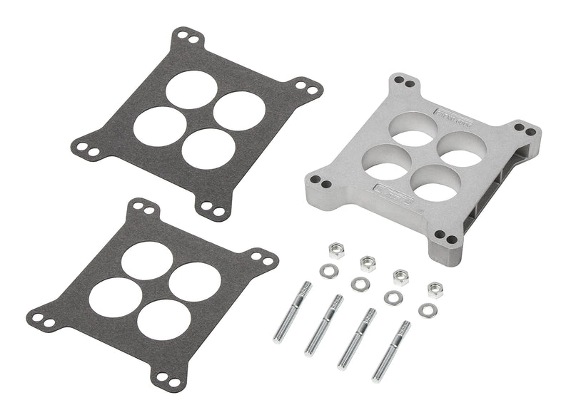 Carburetor-4 Hole Mr. Gasket 6006 Spacer, 1 in, Silver